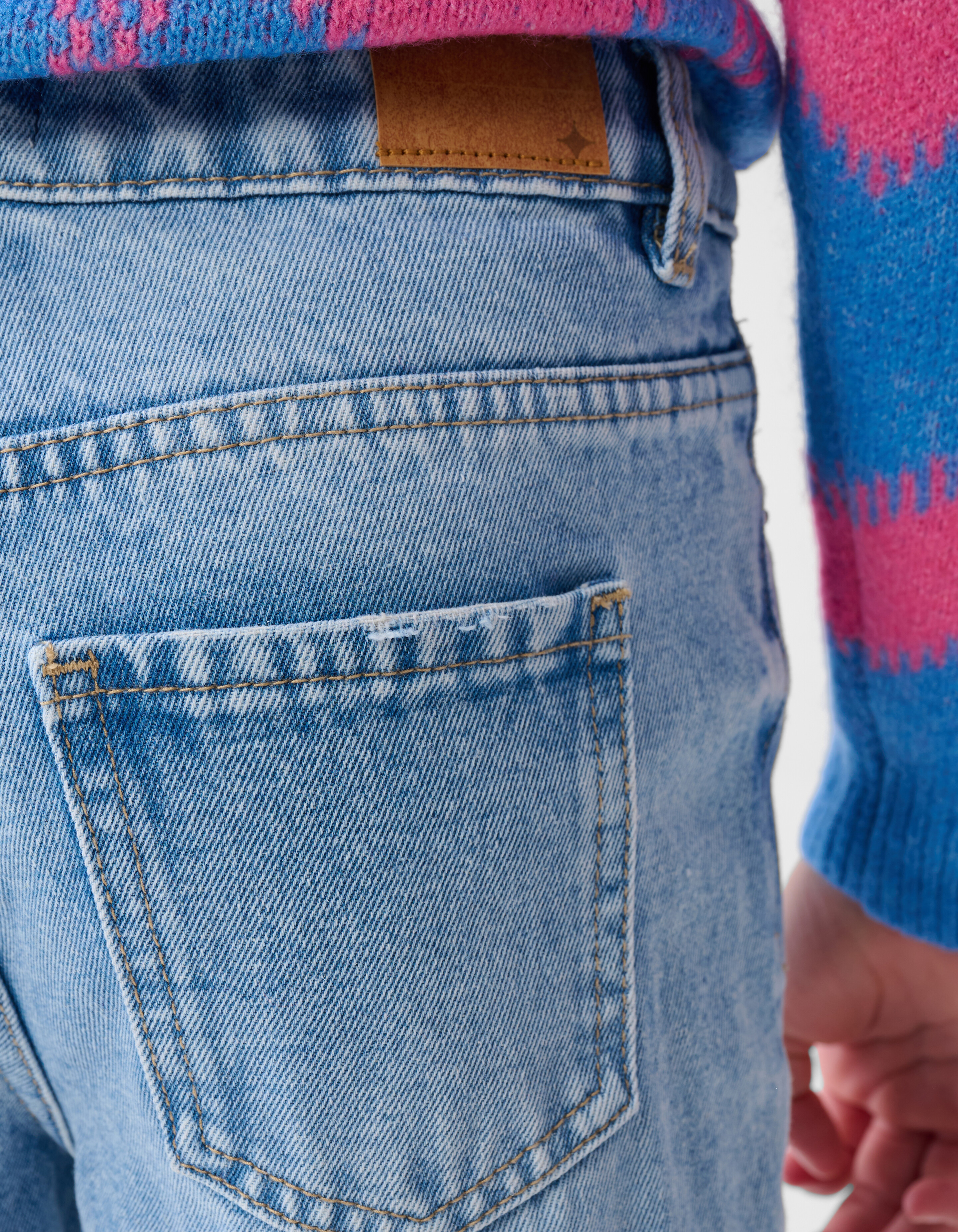 Heart Straight Fit Jeans Blau SHOEBY GIRLS