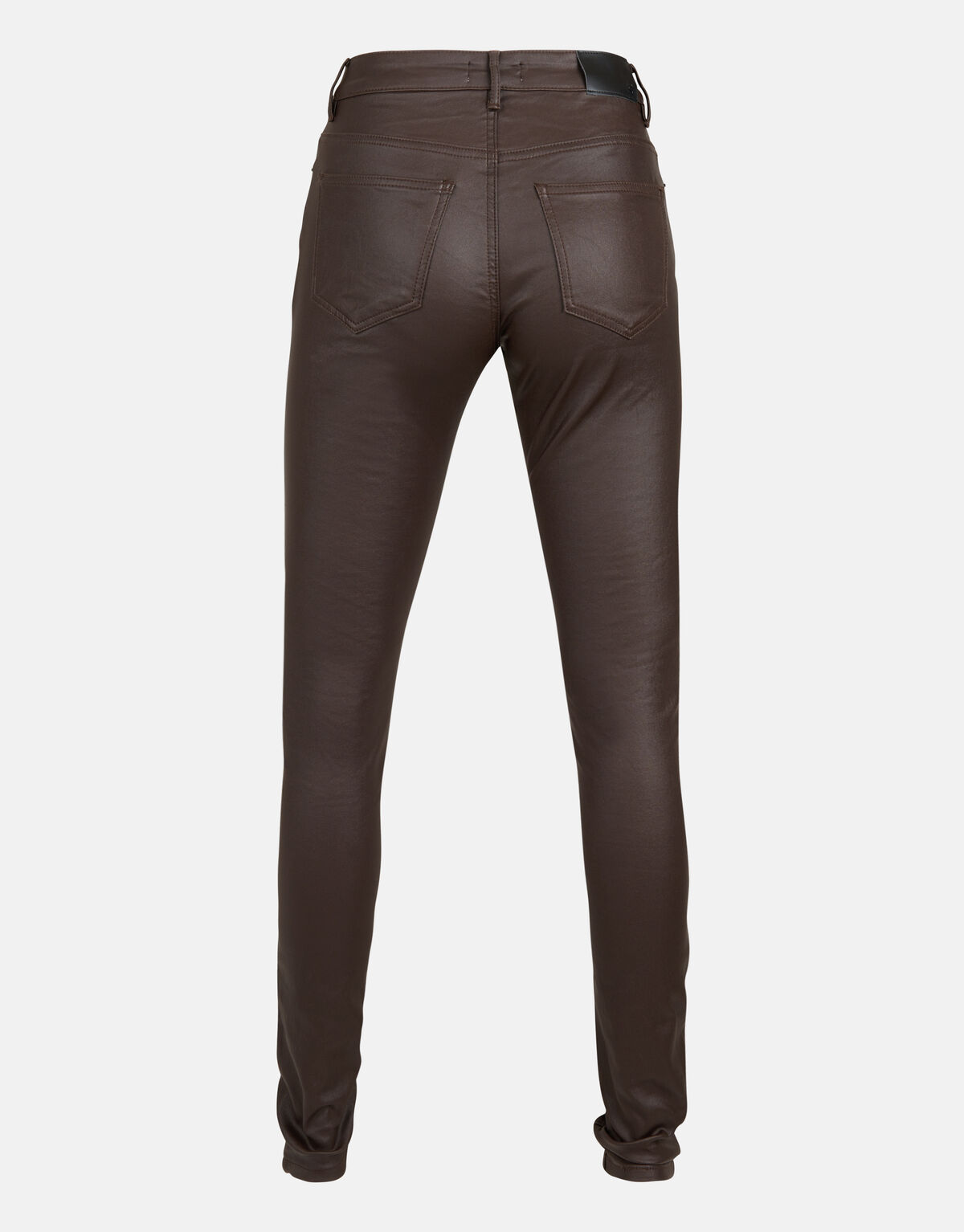 Beschichtete Hose Dunkelbraun Eksept