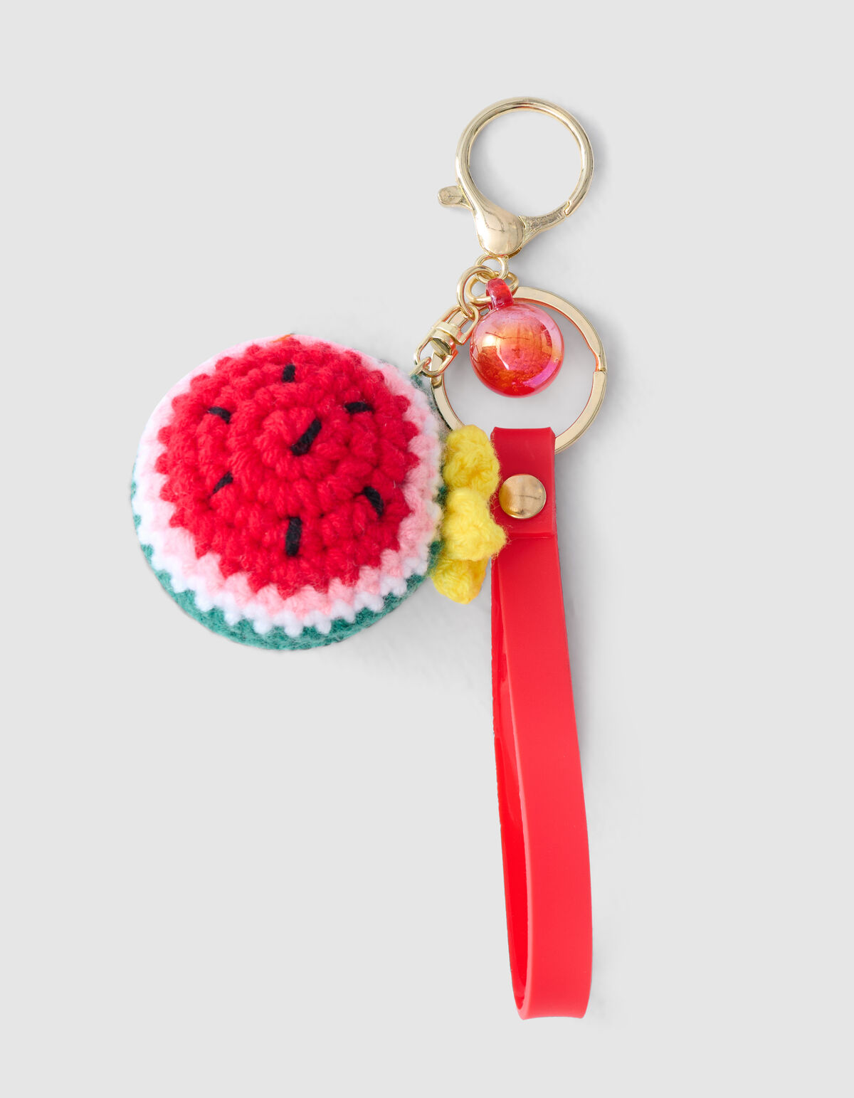 Wassermelone Schl&uuml;sselanh&auml;nger Rot SHOEBY ACCESSOIRES