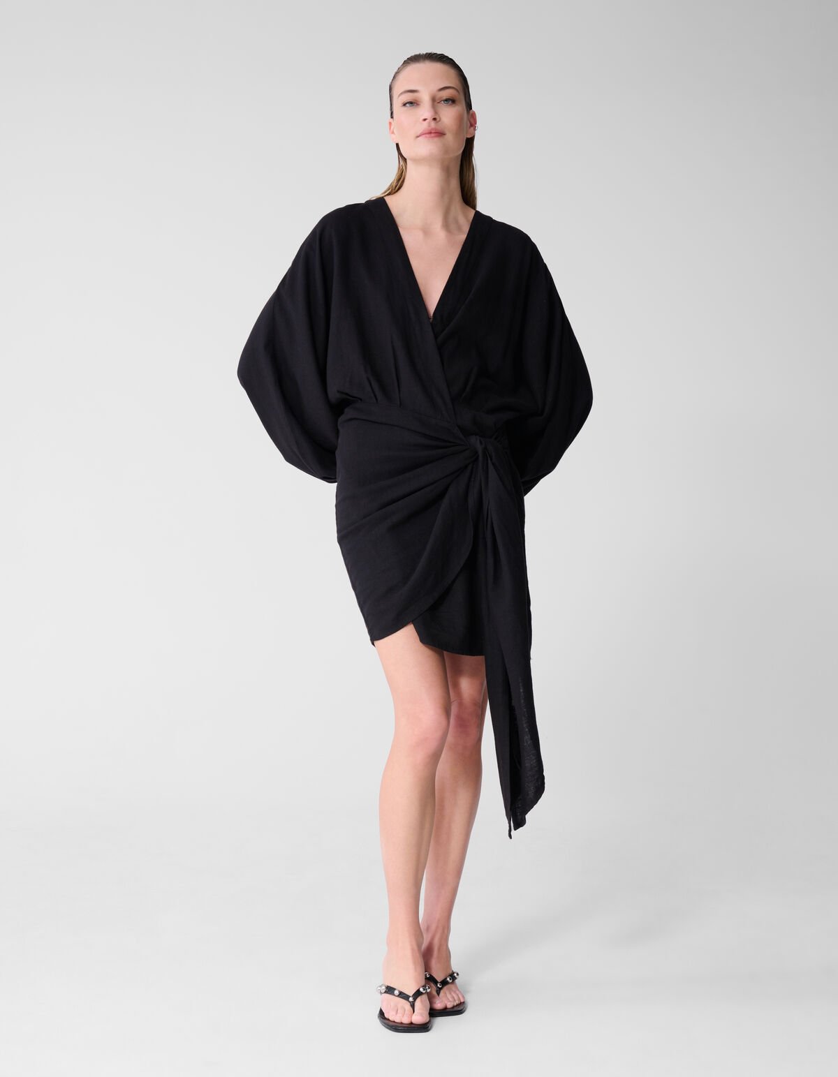 Wickel-Minikleid Schwarz von Lonneke SHOEBY WOMEN