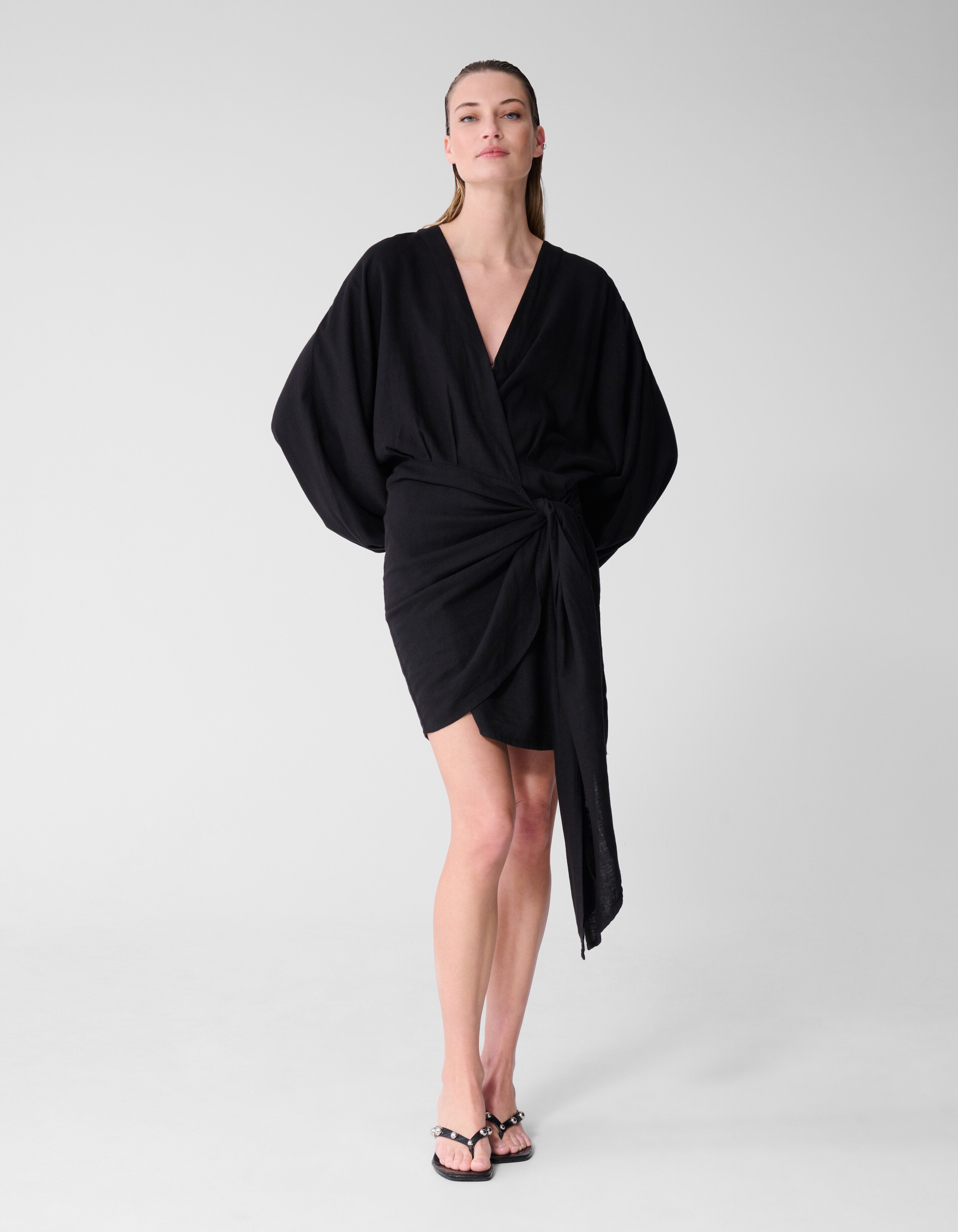 Wickel-Minikleid Schwarz von Lonneke SHOEBY WOMEN