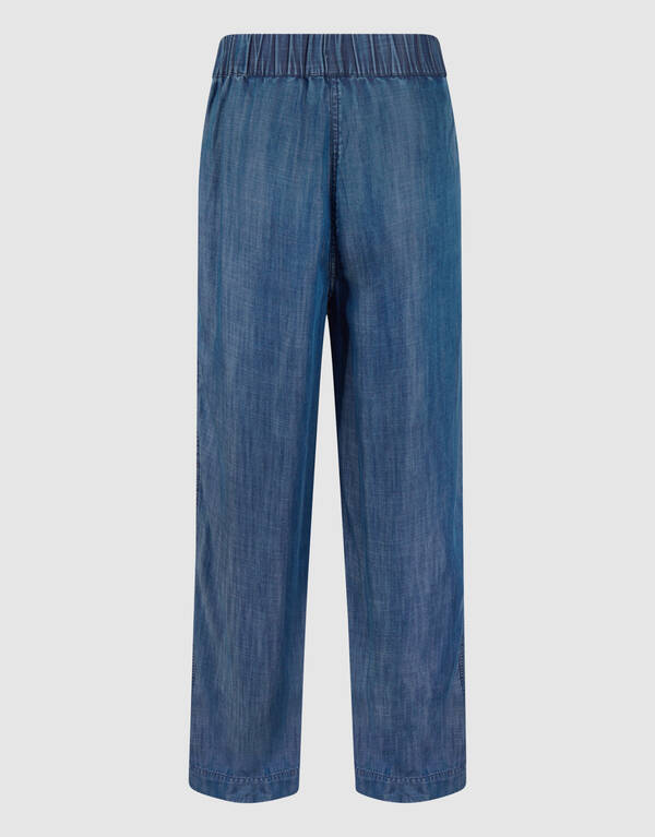 Weit geschnittene Pintuck-Hose Blau von Mieke SHOEBY WOMEN