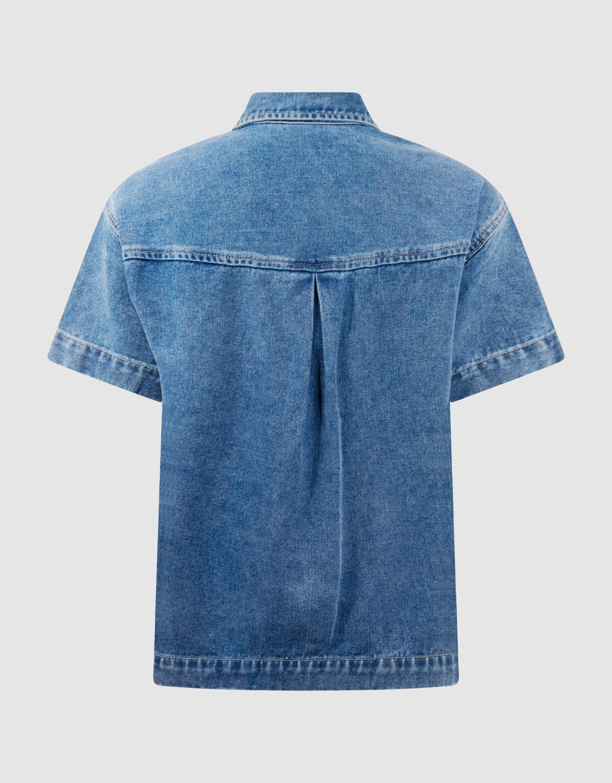 Denim Nieten Bluse Blau SHOEBY GIRLS