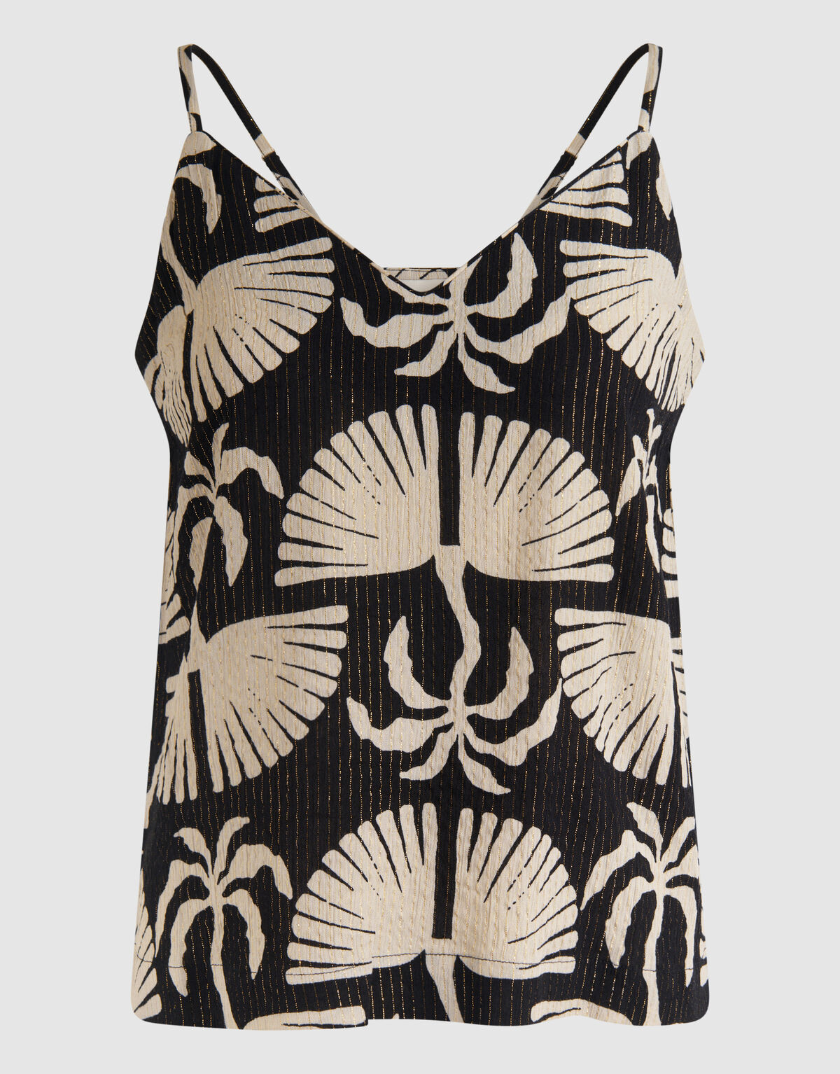 Bedrucktes Singlet Schwarz/Weiß SHOEBY WOMEN