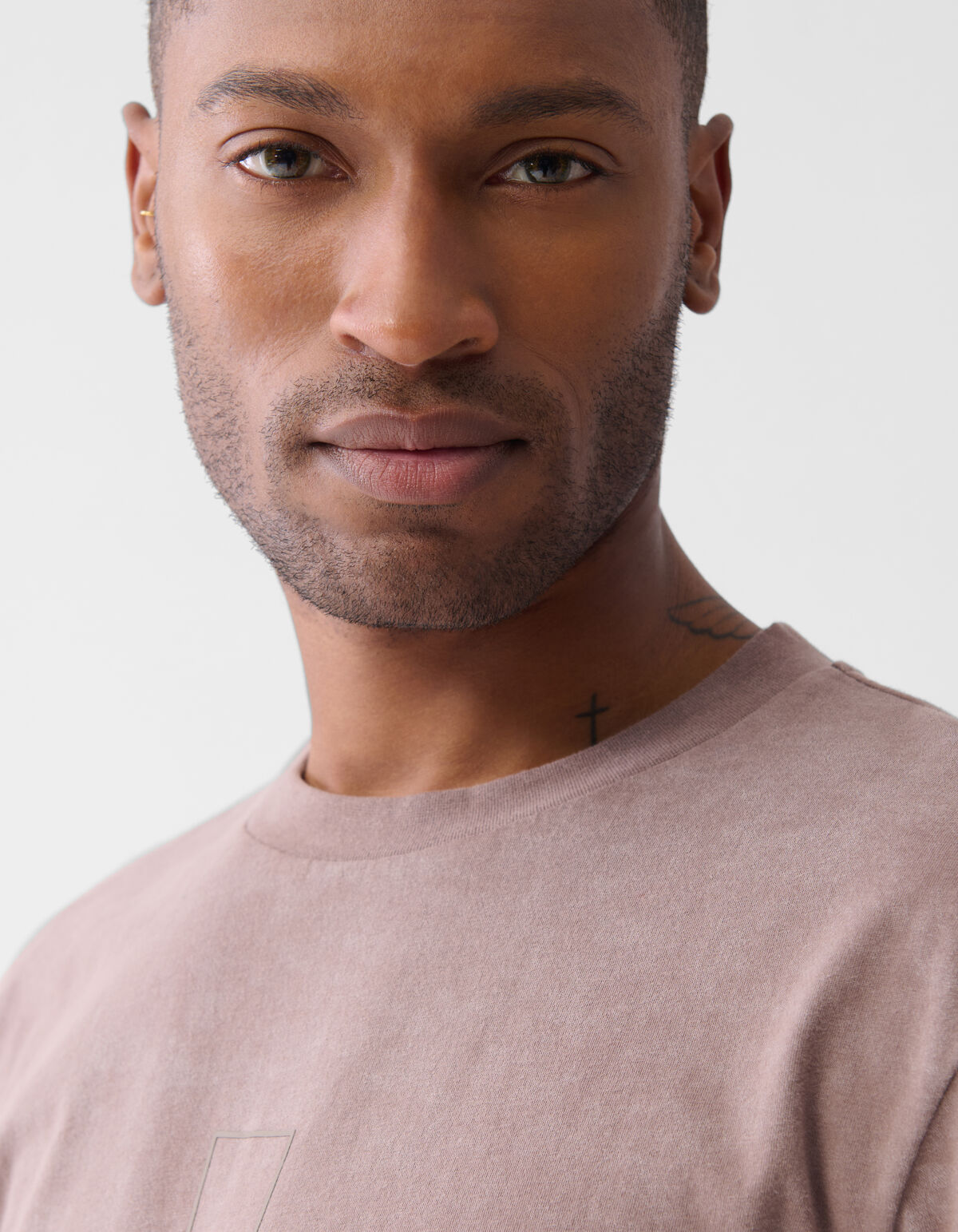 Bedrucktes T-shirt Hellbraun SHOEBY MEN