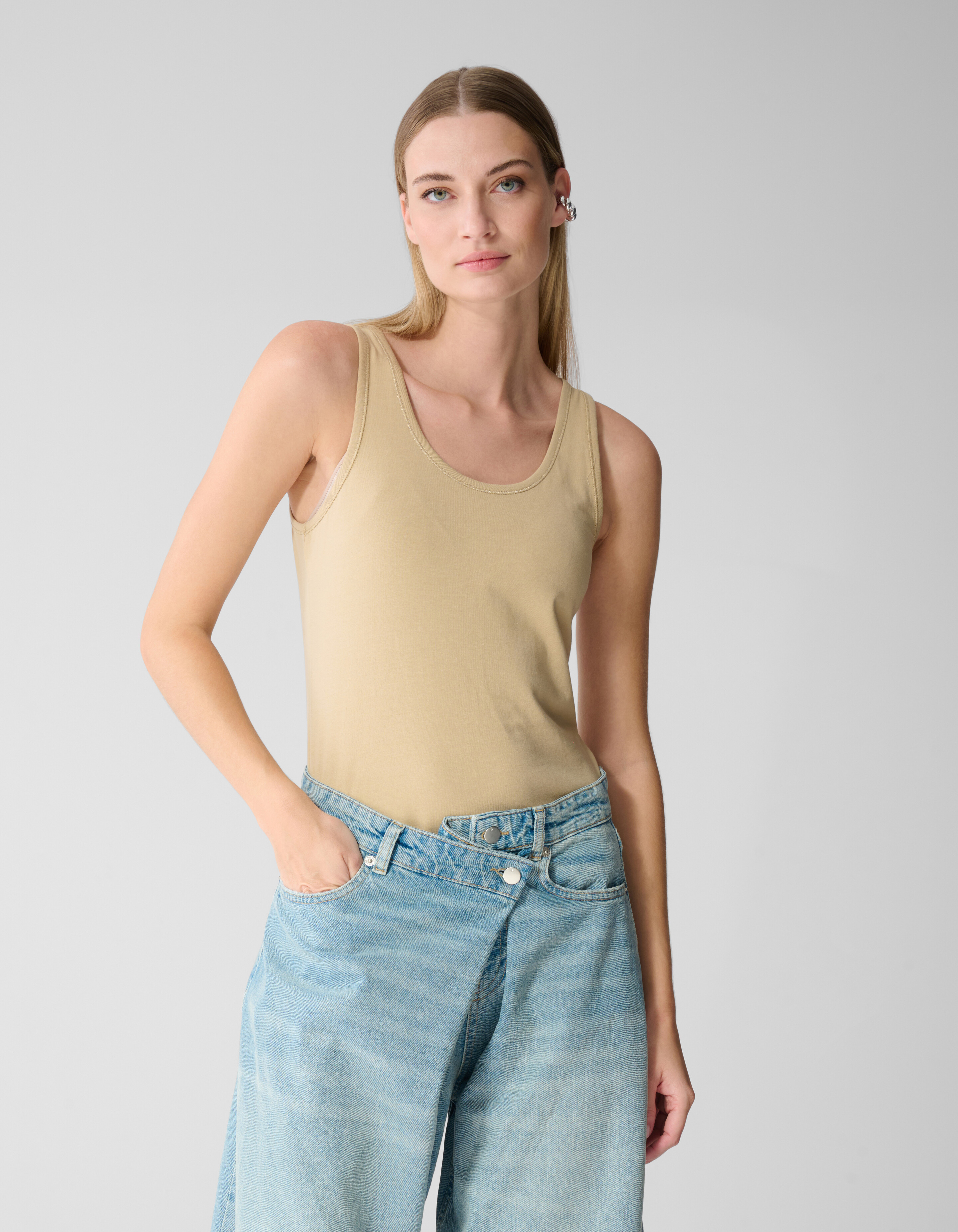 Basic Top Beige SHOEBY WOMEN