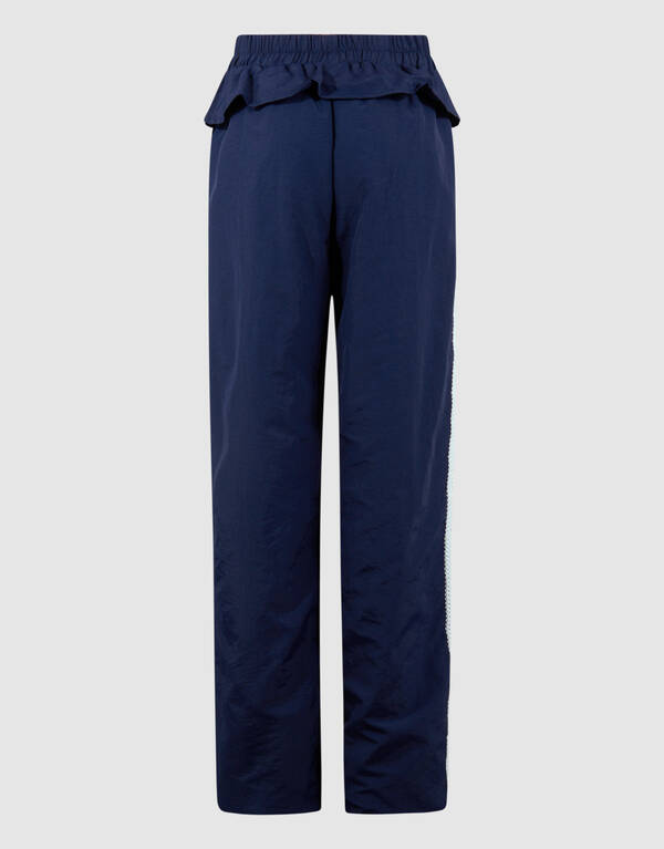 R&uuml;schen-Hose mit weitem Bein Dunkelblau SHOEBY GIRLS