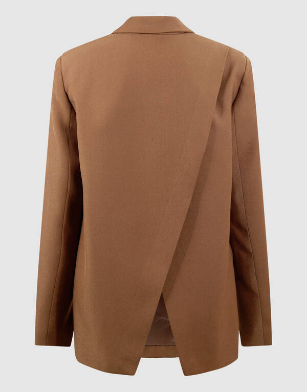 Offener R&uuml;cken Blazer Braun SHOEBY GIRLS