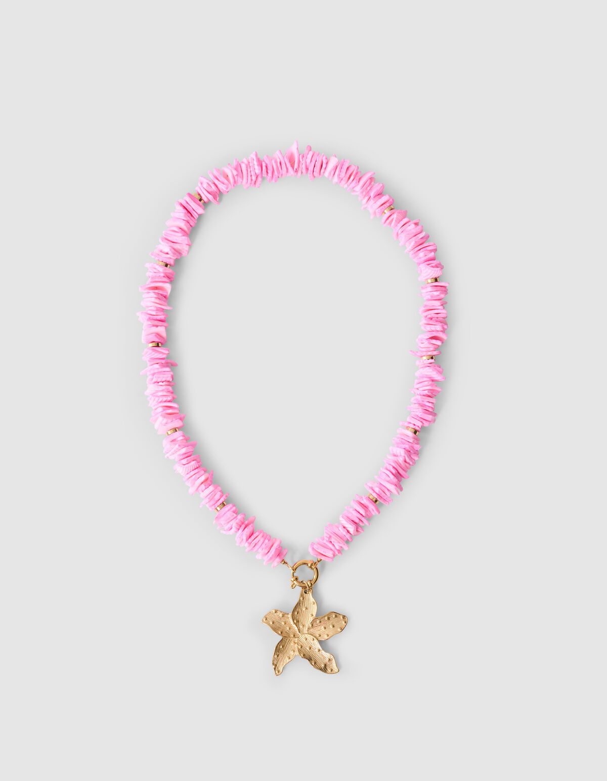 Muschelblumen-Halskette Rosa SHOEBY ACCESSOIRES