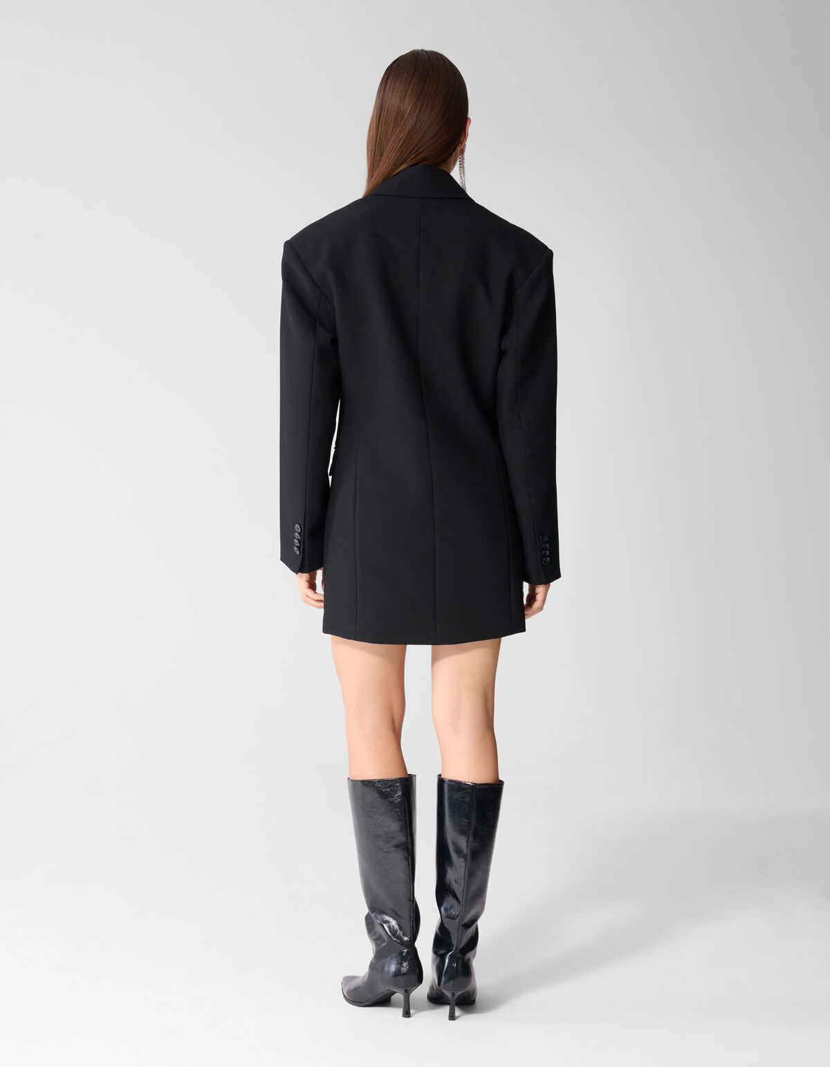Oversized Blazer Kleid schwarz SHOEBY WOMEN
