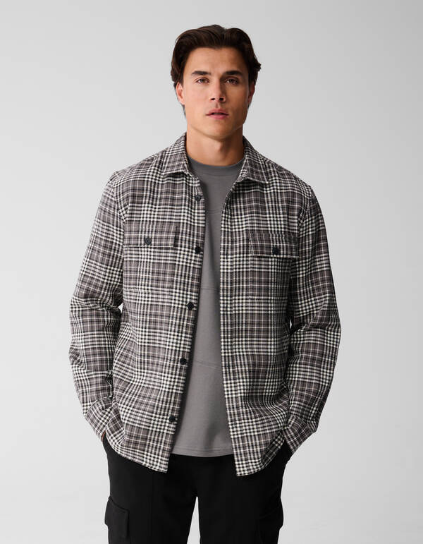 Ruiten Overshirt Dunkelgrün SHOEBY MEN