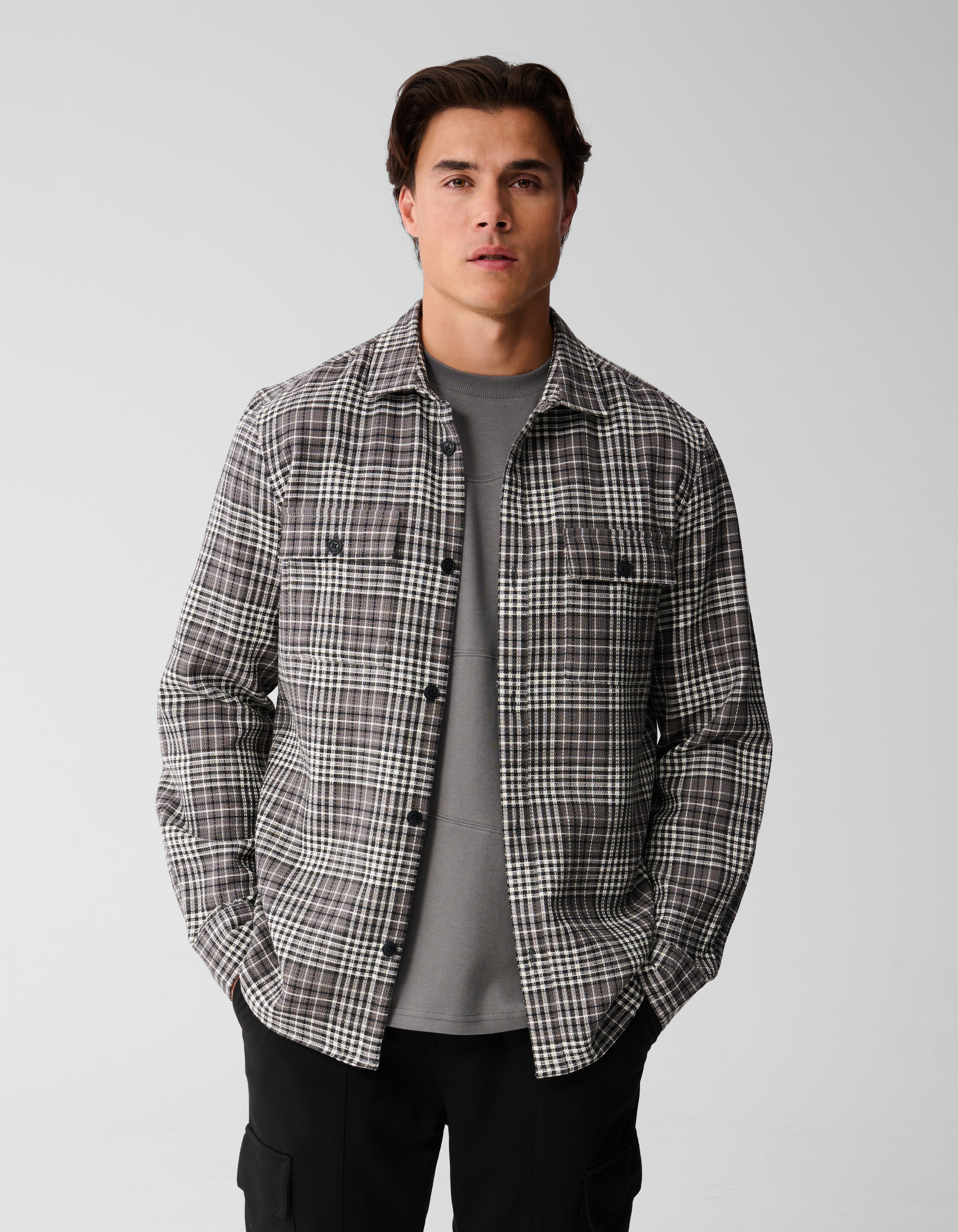 Ruiten Overshirt Dunkelgrün SHOEBY MEN