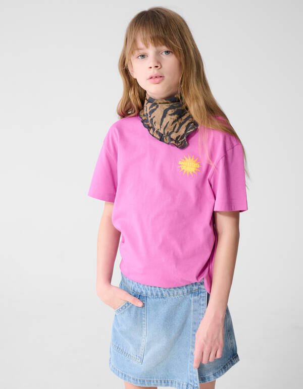 Soleil Artwork T-Shirt Lila SHOEBY GIRLS