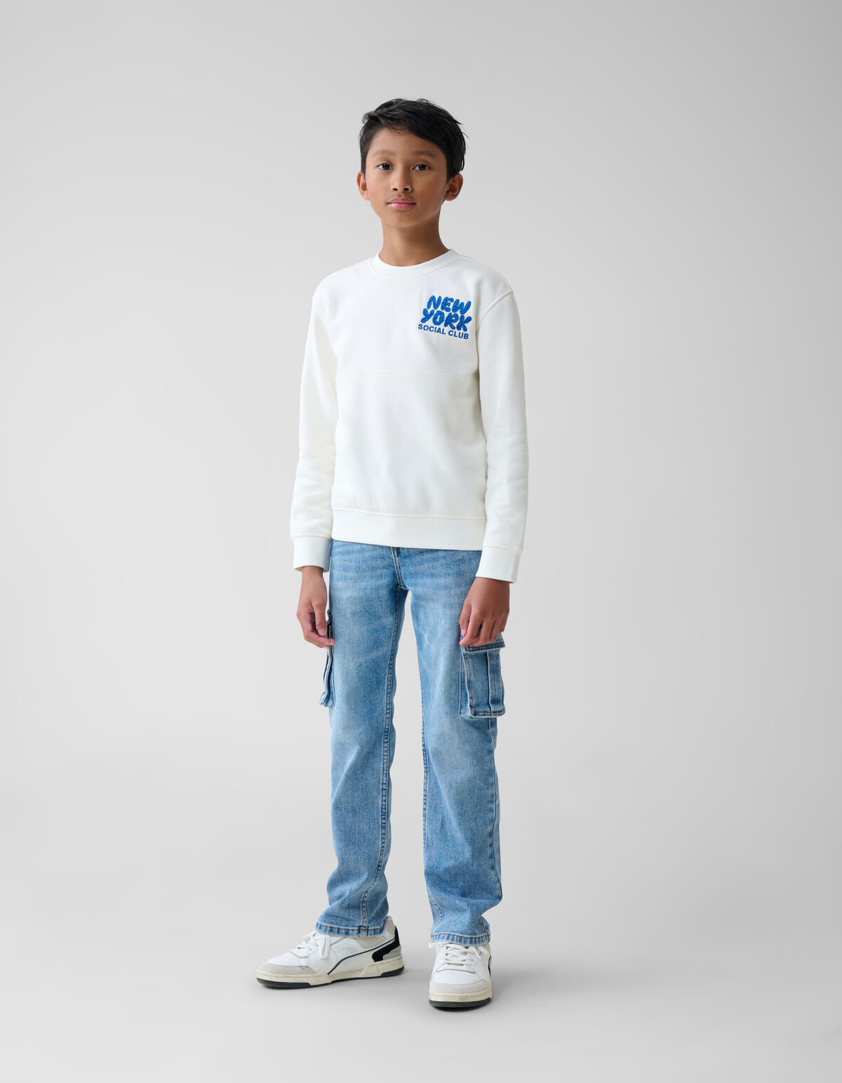 Artwork Pullover Off White SHOEBY BOYS