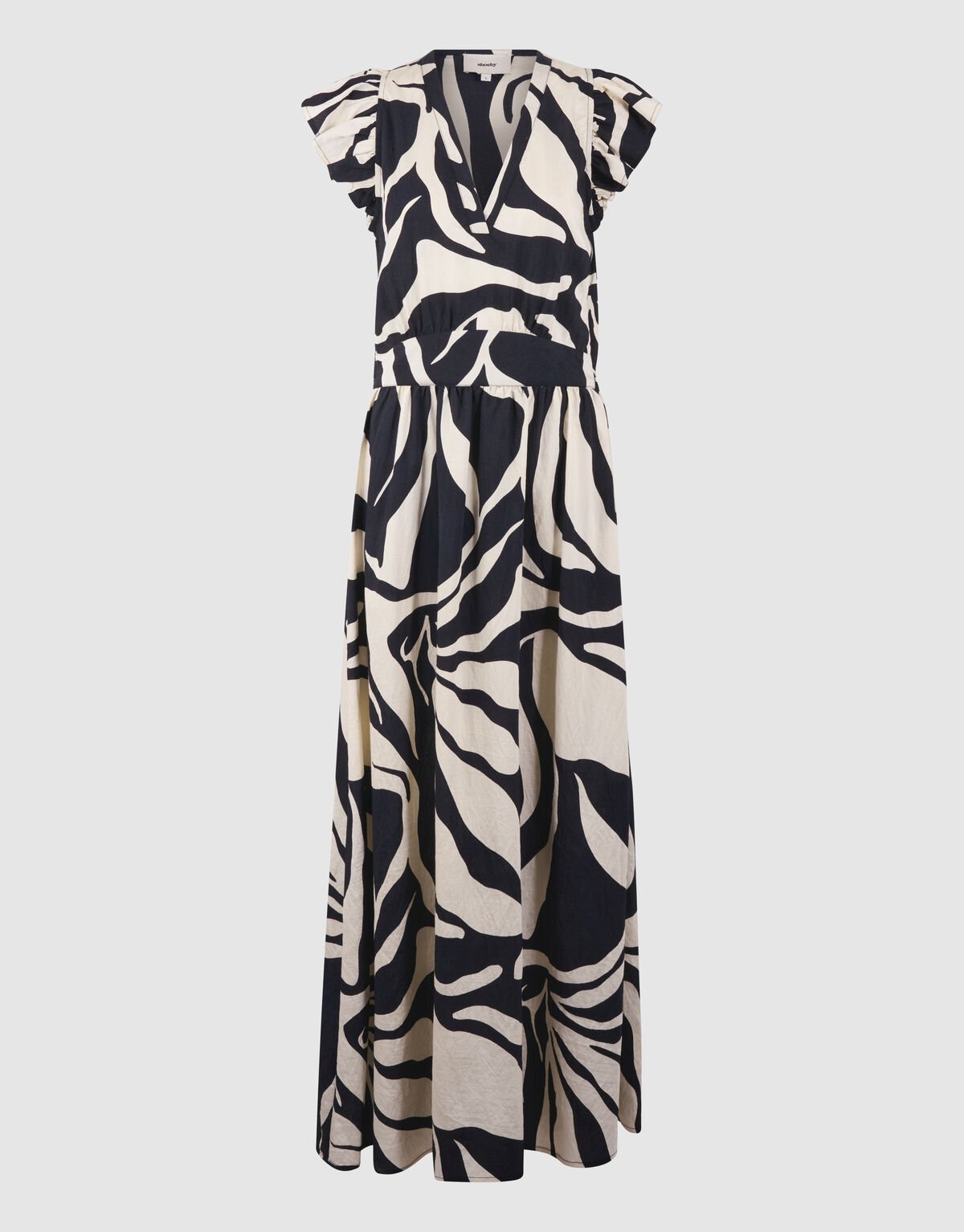 Bedrucktes Maxikleid in Schwarz SHOEBY WOMEN