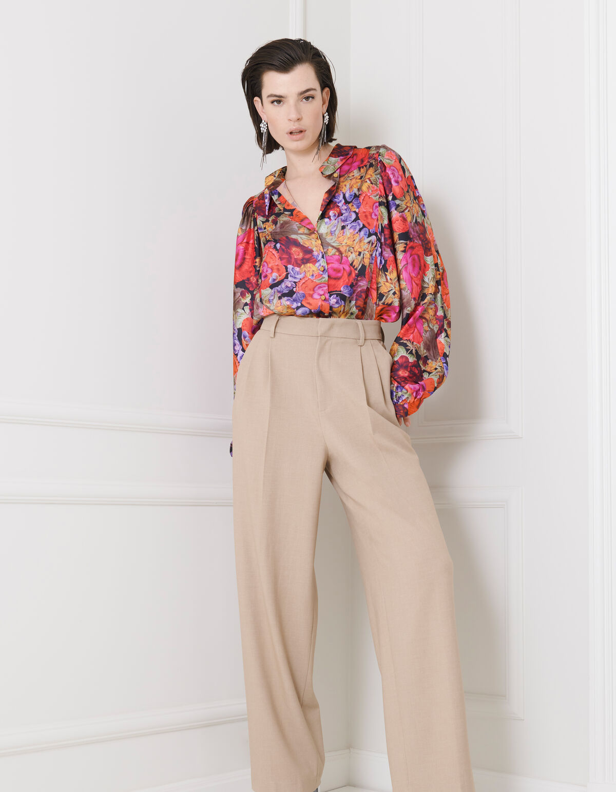 Vintage-Bluse mit Blumendruck SHOEBY WOMEN