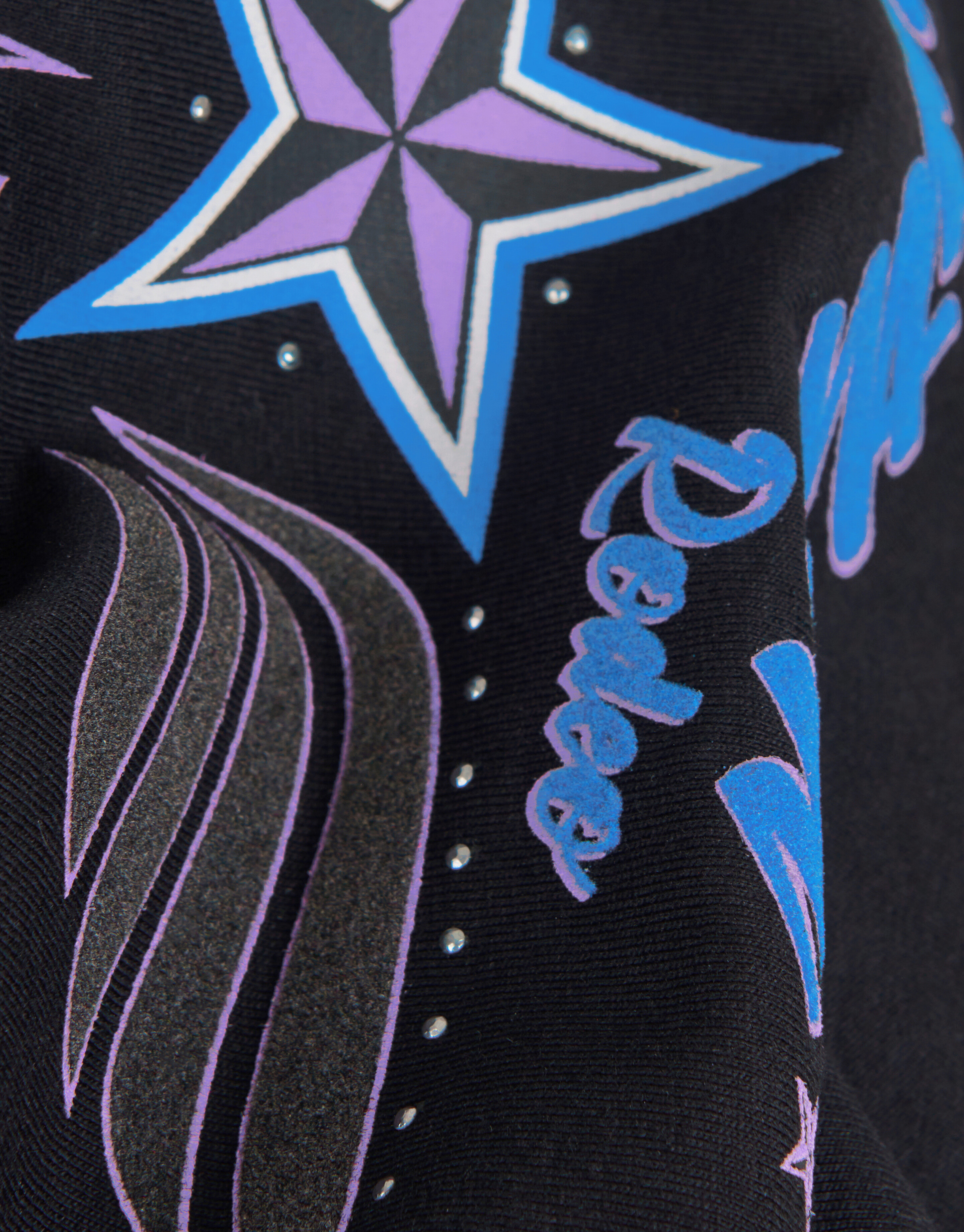 Western Artwork T-shirt Schwarz SHOEBY GIRLS