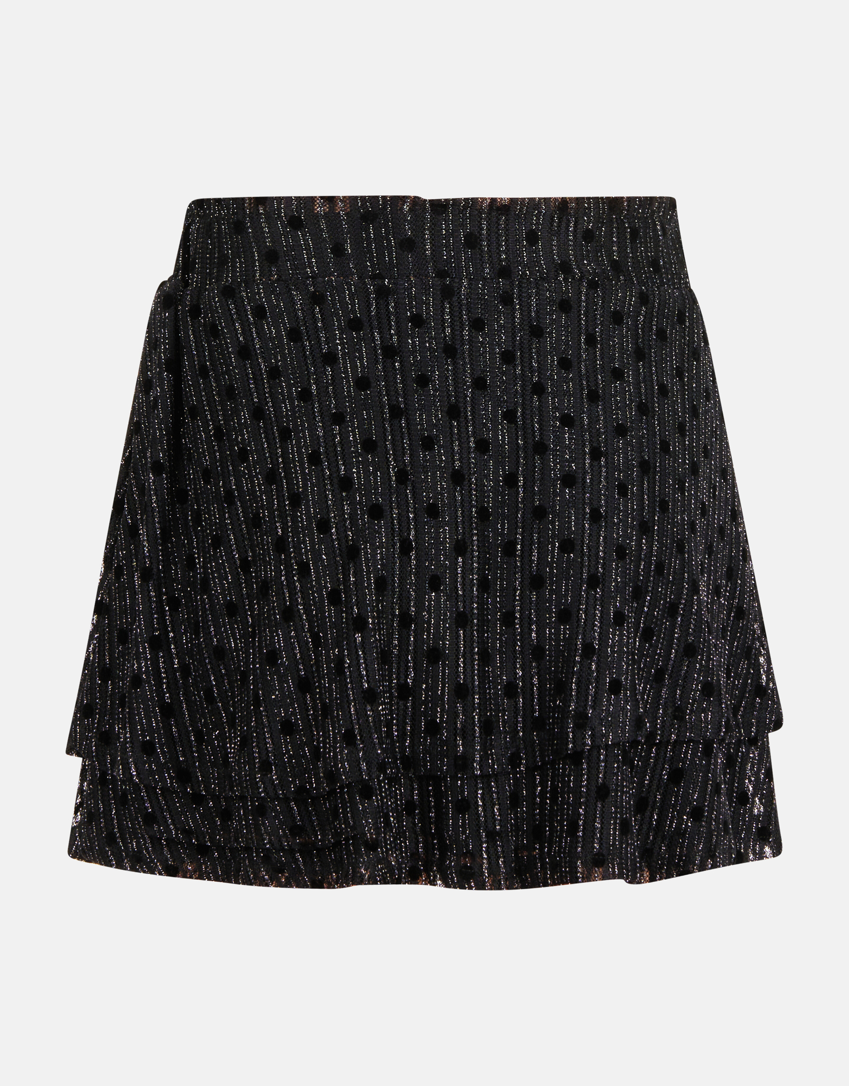 Glitter Mesh Rock Schwarz SHOEBY GIRLS