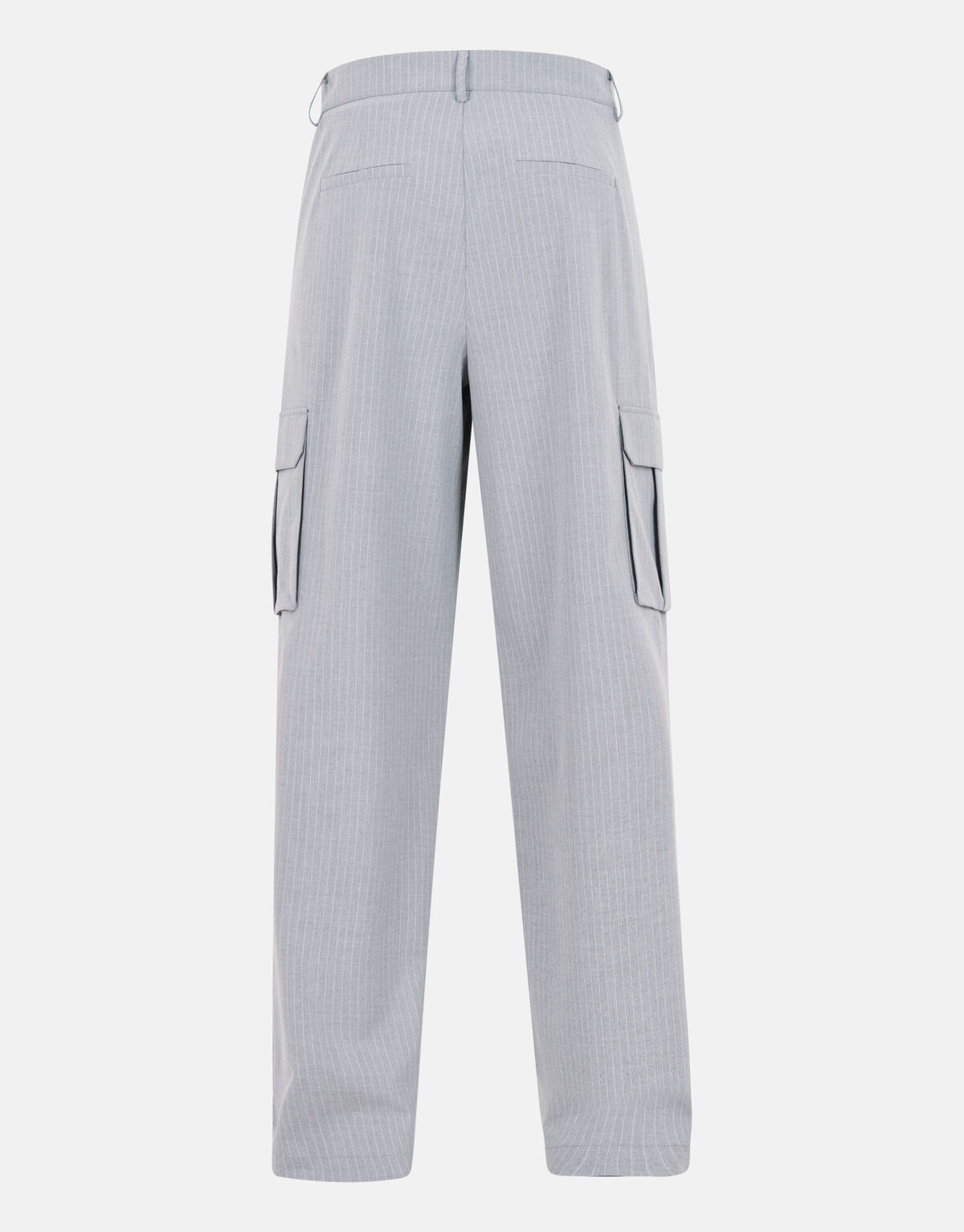 Pinstripe Cargo Broek Lichtgrijs SHOEBY WOMEN
