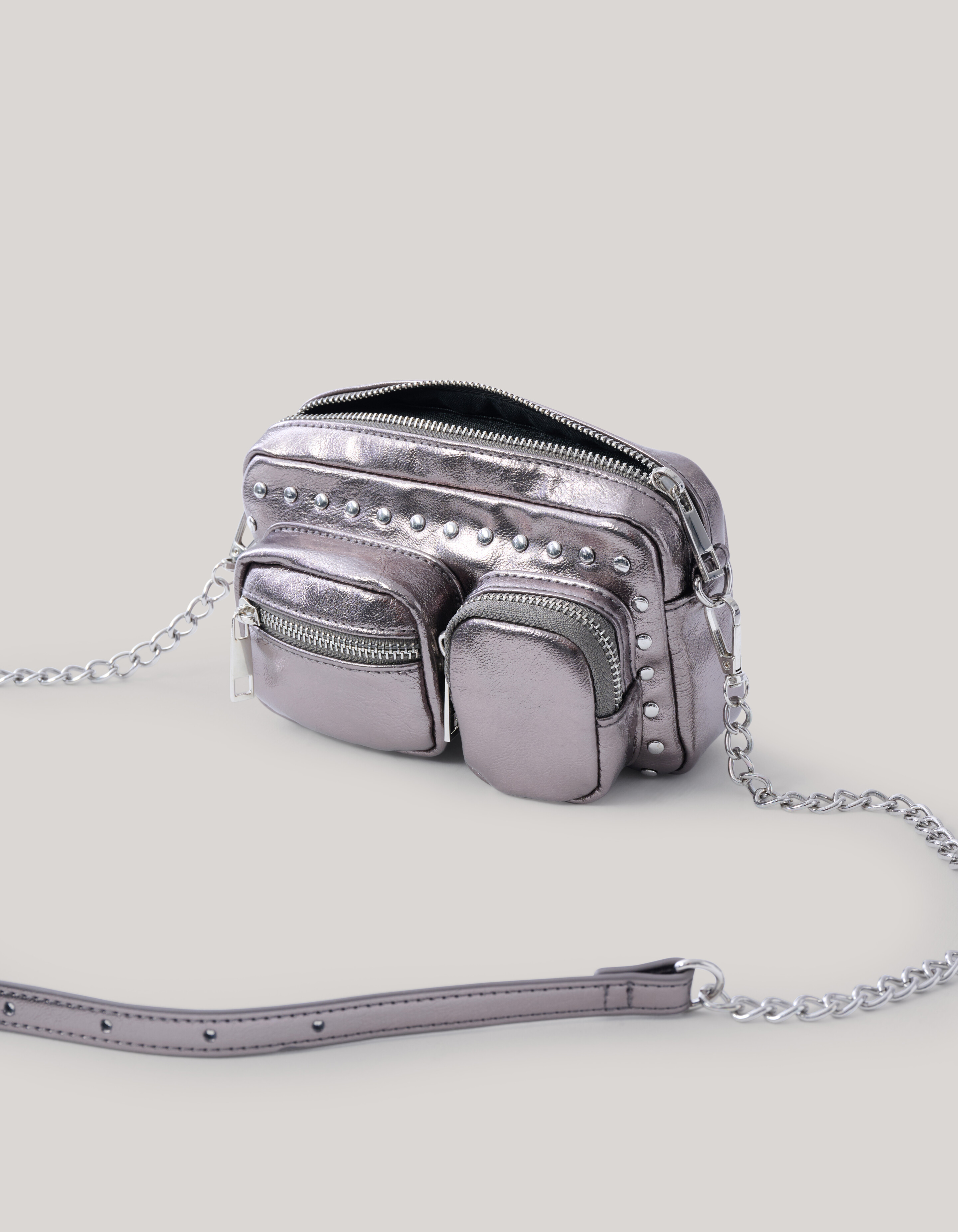 Nietentasche Silber SHOEBY ACCESSOIRES