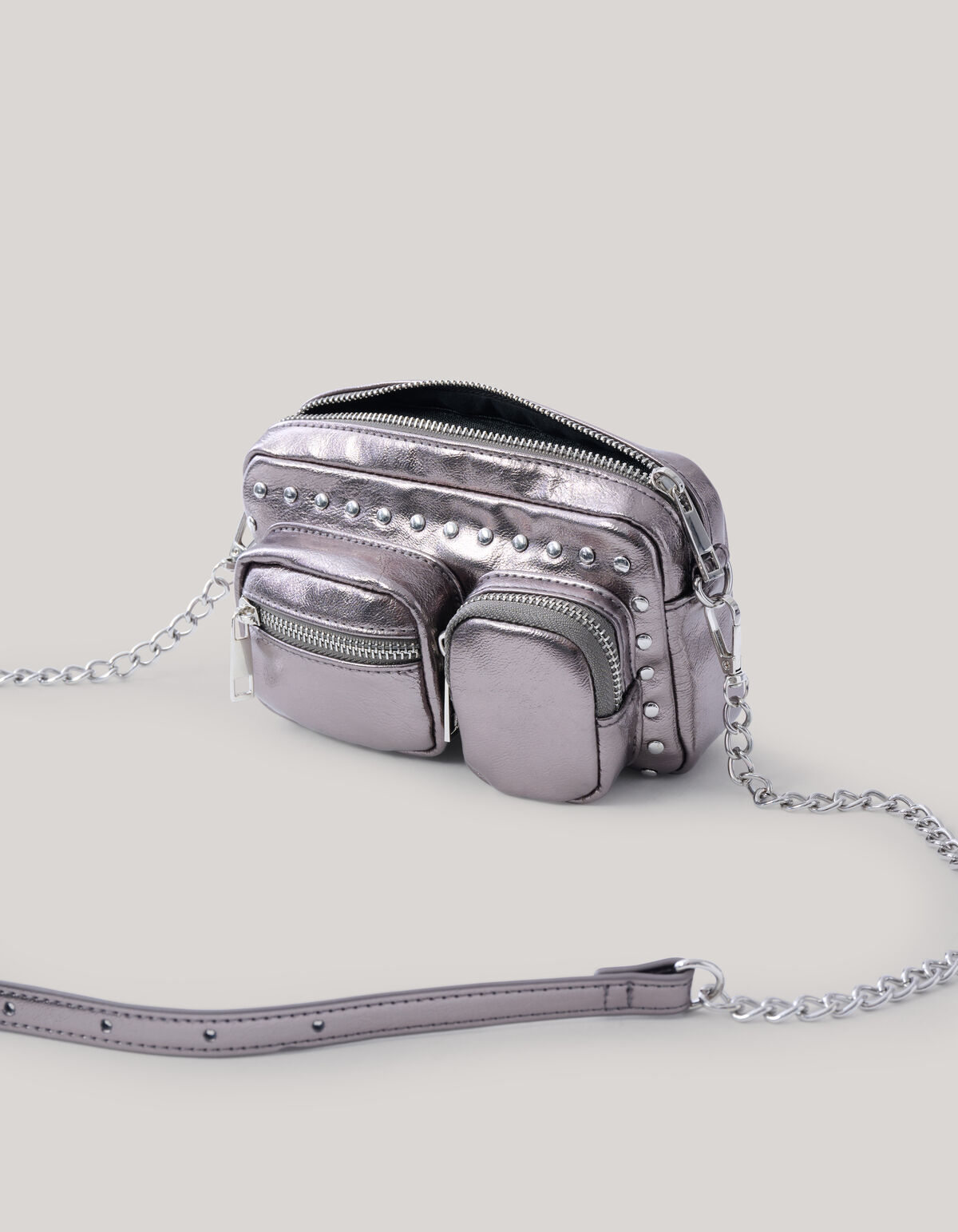 Nietentasche Silber SHOEBY ACCESSOIRES