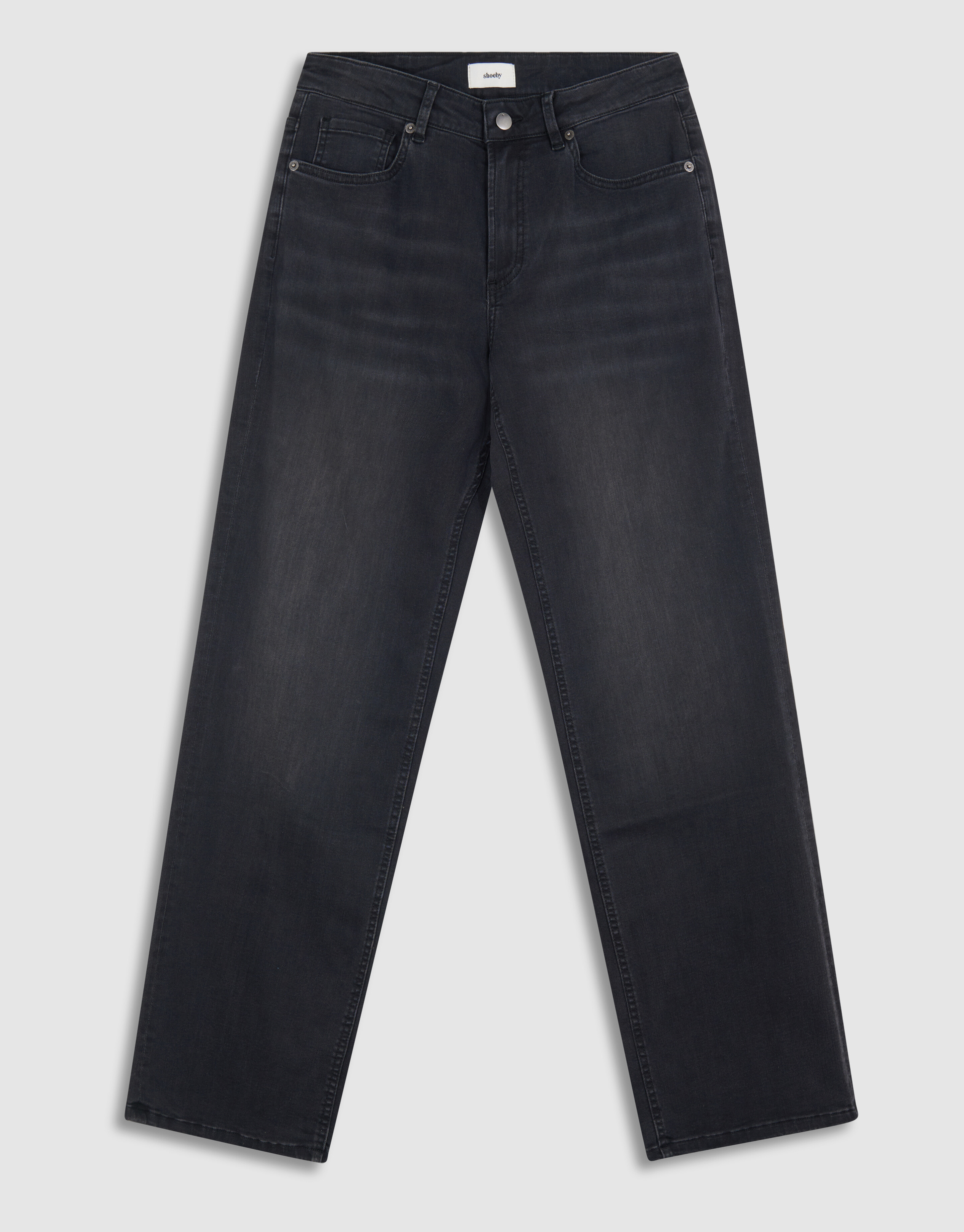 Straight Fit Jeans Dunkelgrau SHOEBY WOMEN