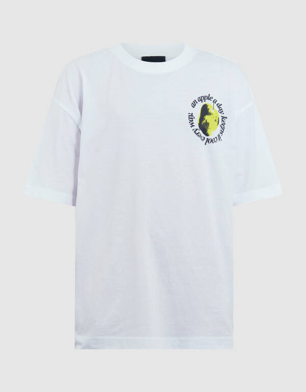 Apple Artwork T-Shirt Wei&szlig; SHOEBY BOYS