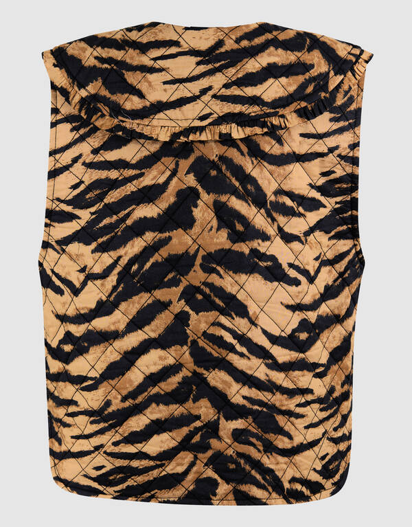Kragen Tiger Gilet Braun SHOEBY GIRLS
