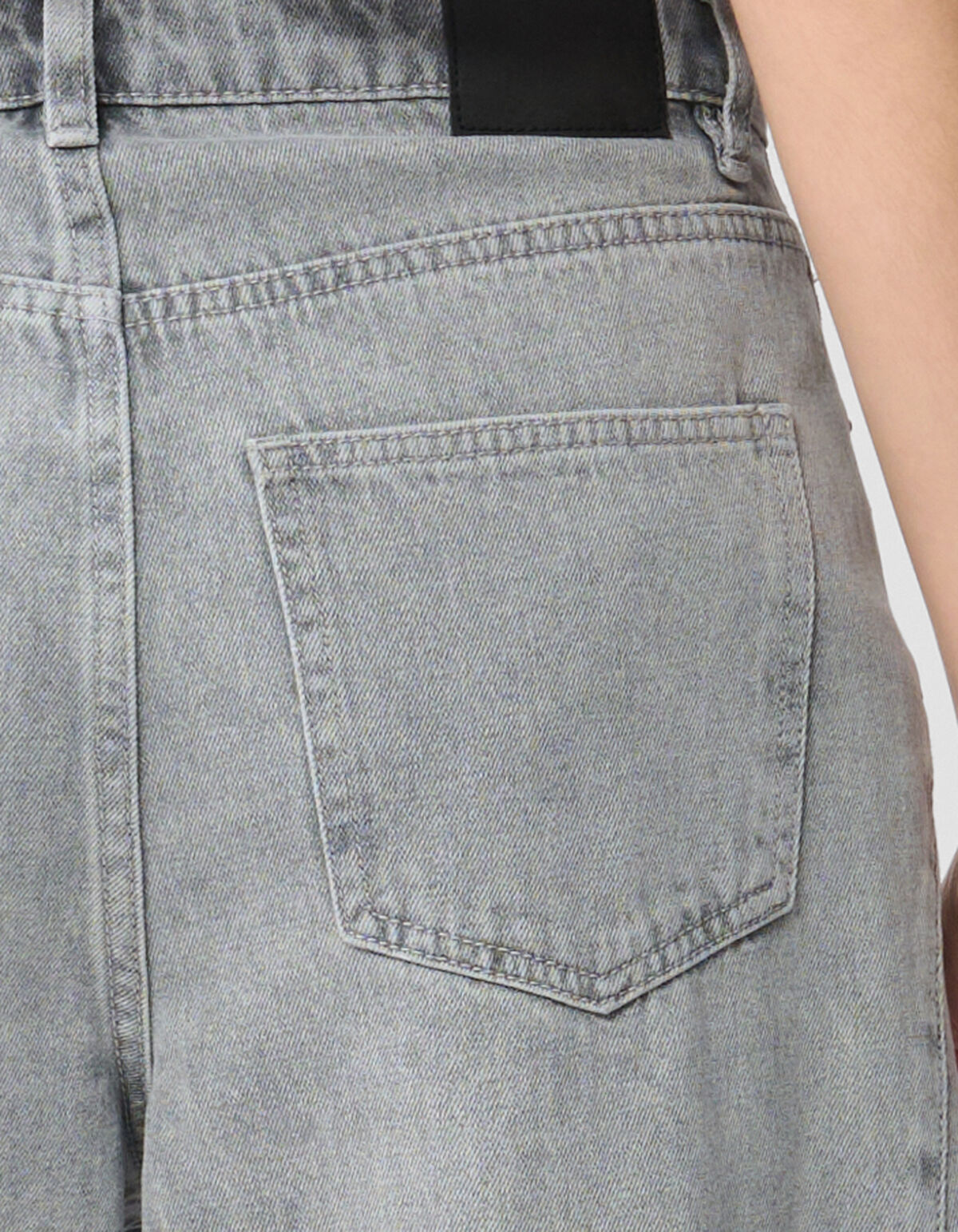 Curved Barrel Fit Jeans Hellgrau SHOEBY WOMEN