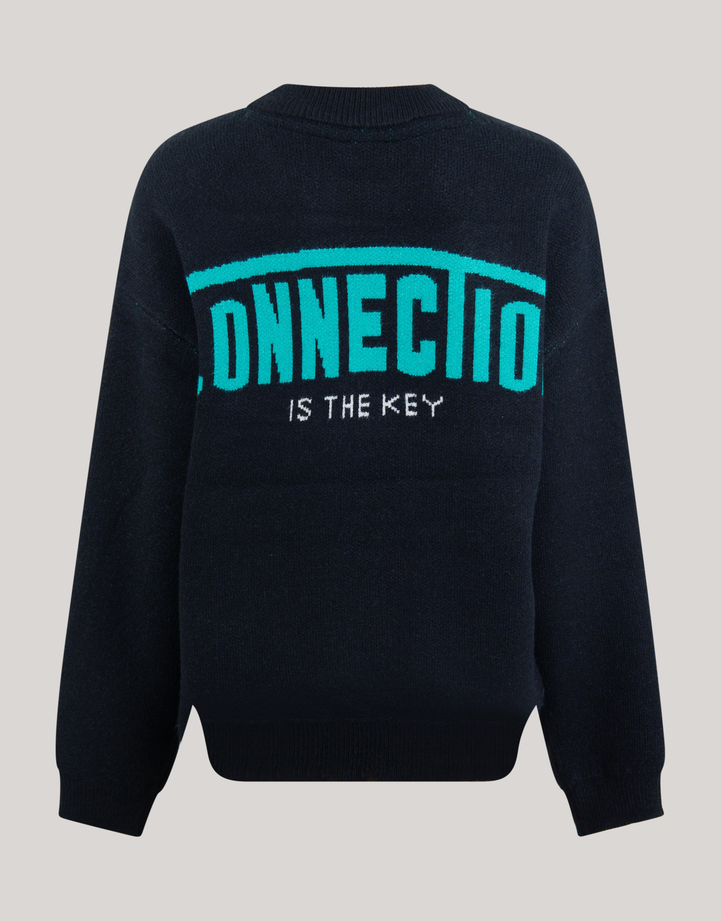 Textdruck Pullover Schwarz SHOEBY BOYS
