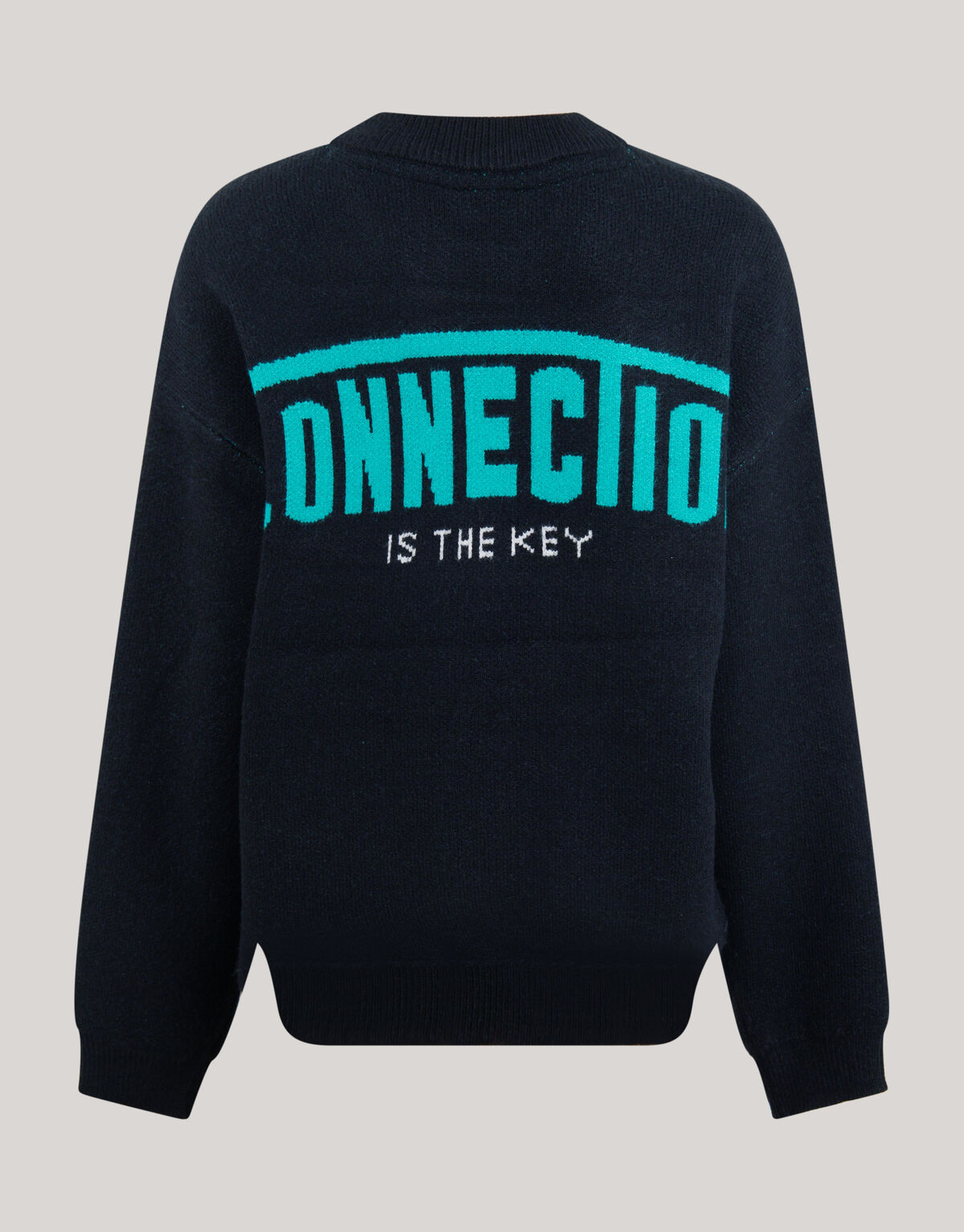 Textdruck Pullover Schwarz SHOEBY BOYS
