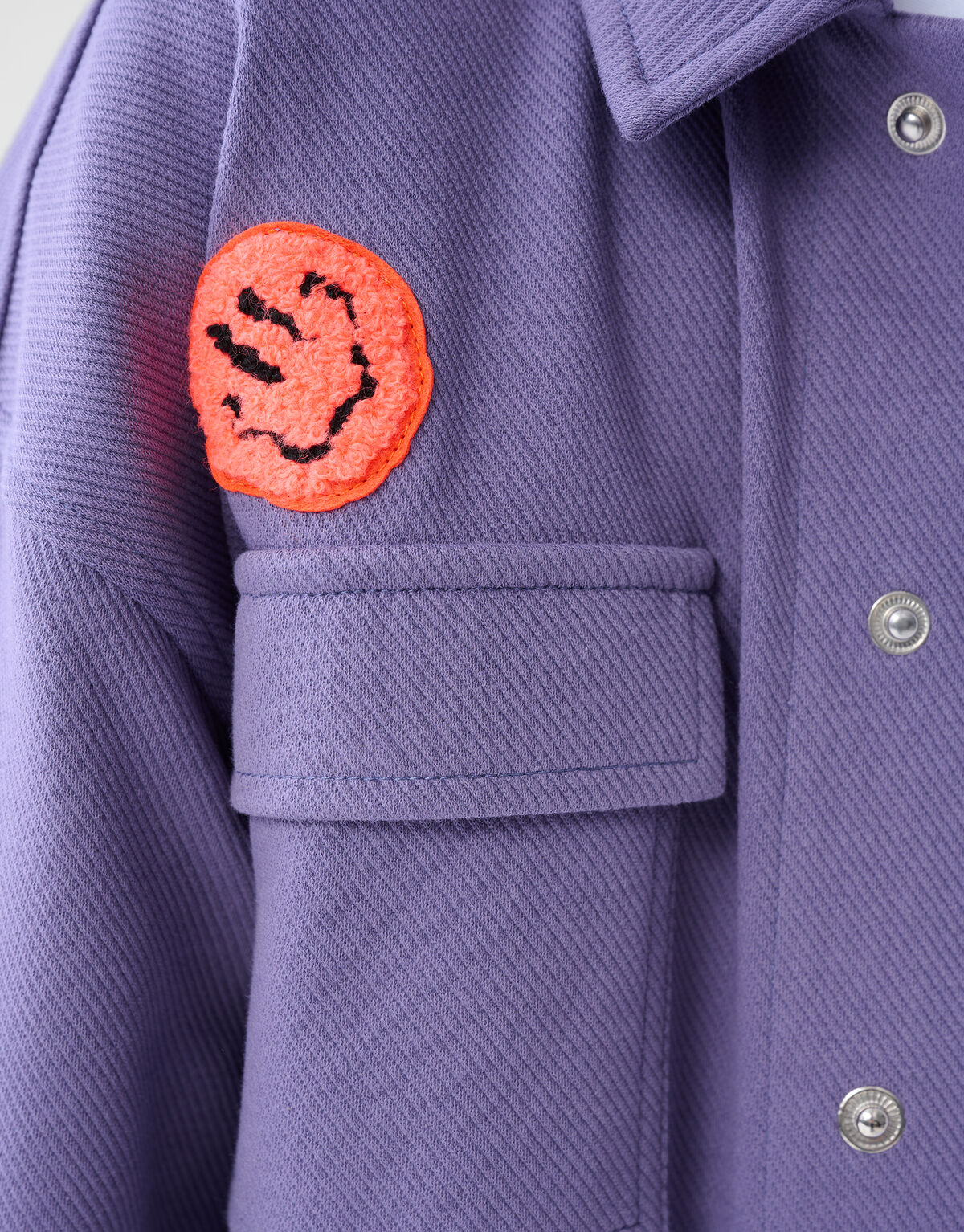 Patch Überhemd Lila SHOEBY BOYS