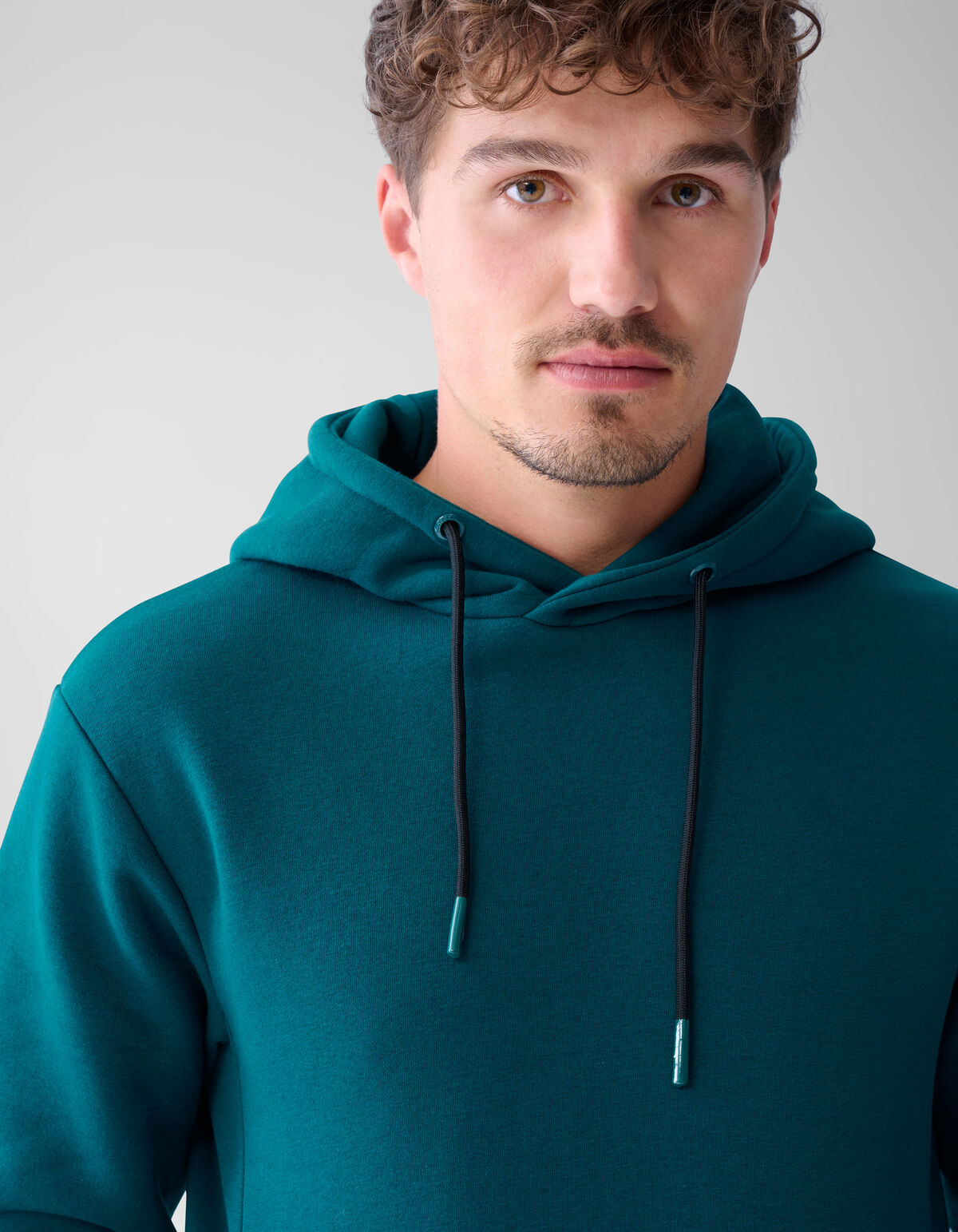 Basic Hoodie Dunkelgrün SHOEBY MEN