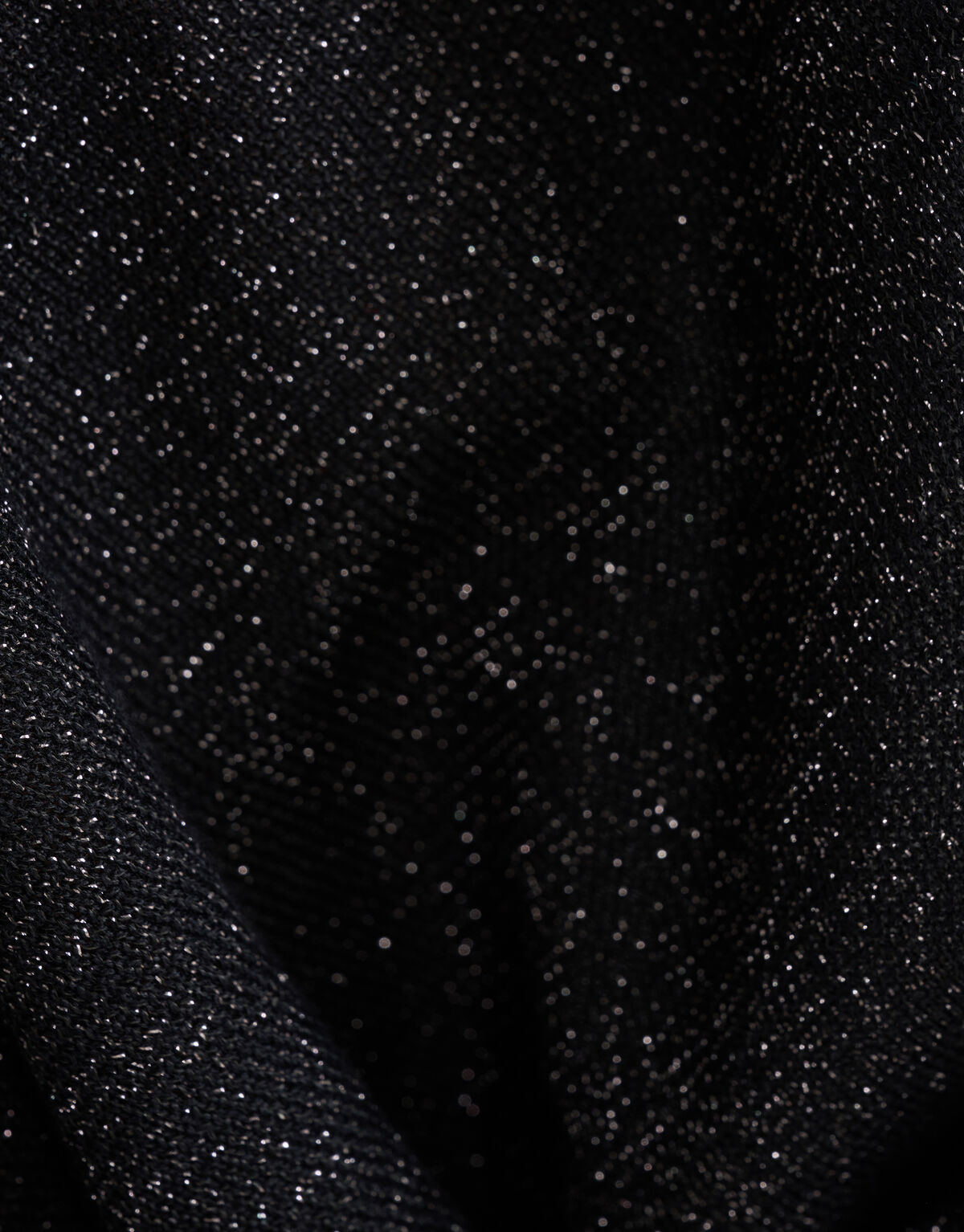 Glitzer Fledermausärmel Pullover Schwarz SHOEBY WOMEN