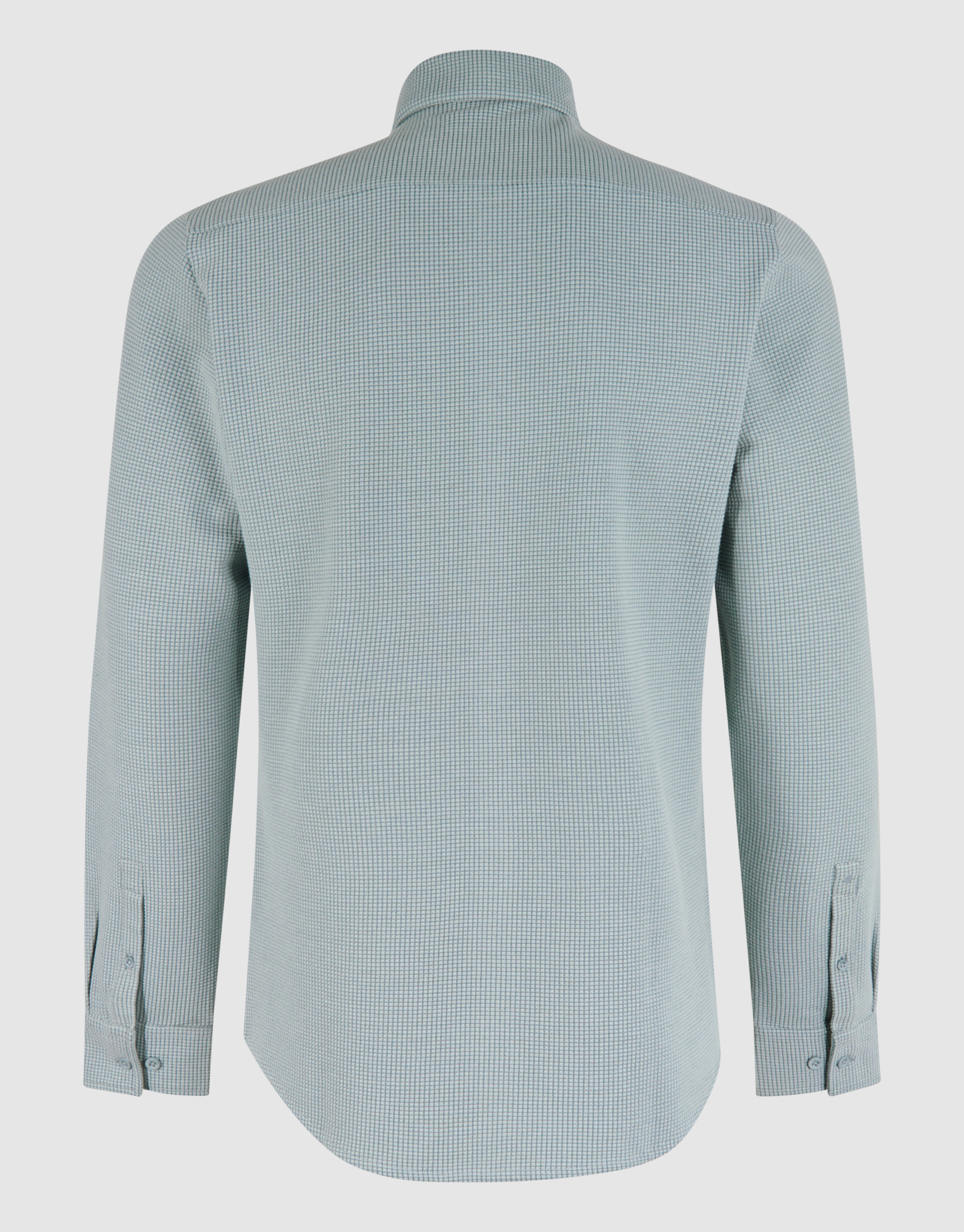 Struktur-Overshirt Hellblau SHOEBY MEN