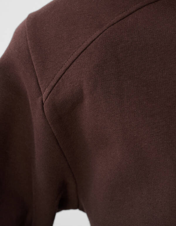 Pullover mit großen Schultern, Braun SHOEBY WOMEN