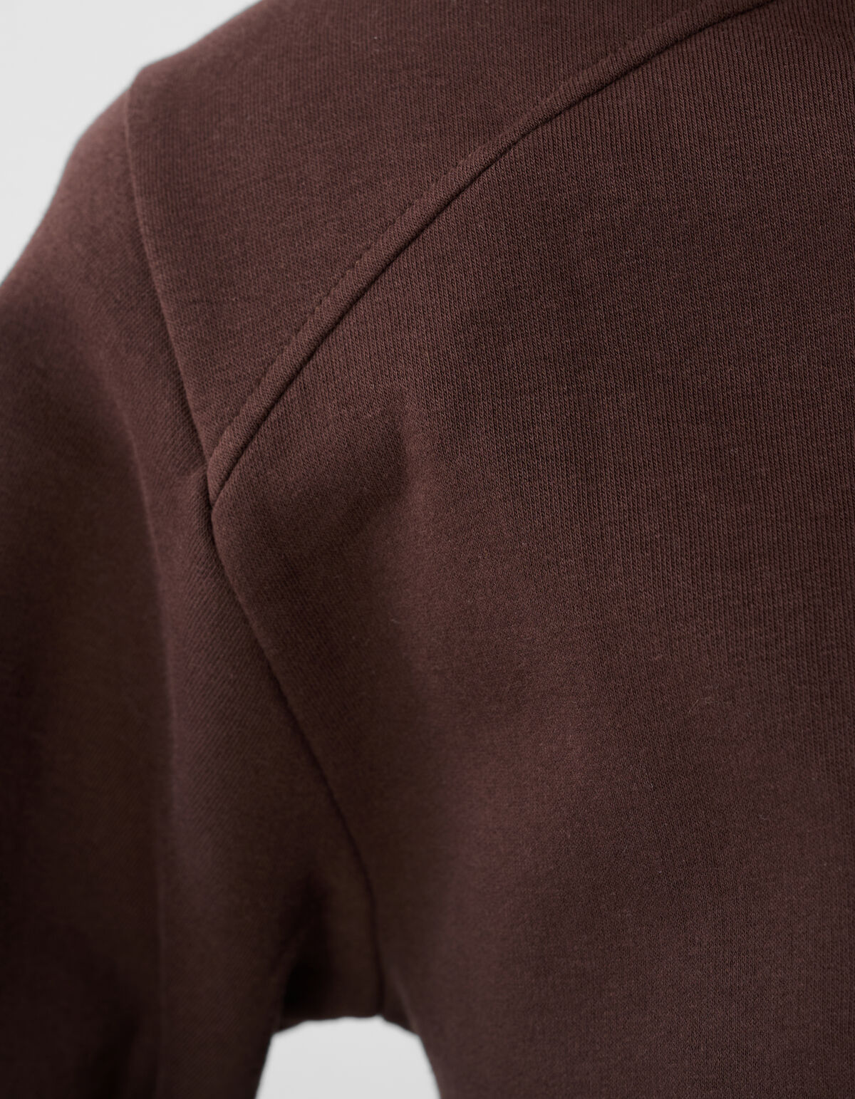 Pullover mit großen Schultern, Braun SHOEBY WOMEN