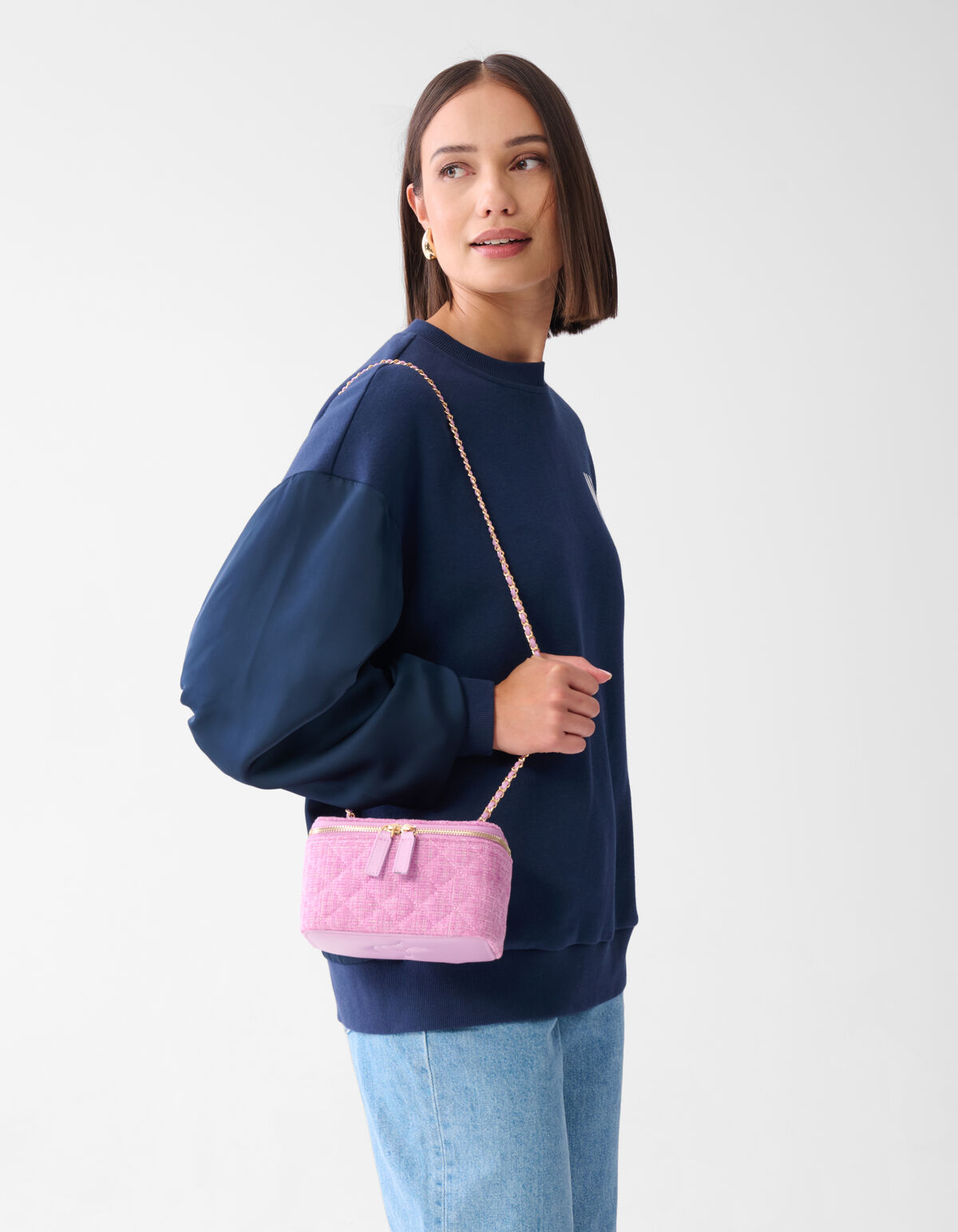 Gesteppte Tasche Lila SHOEBY ACCESSOIRES