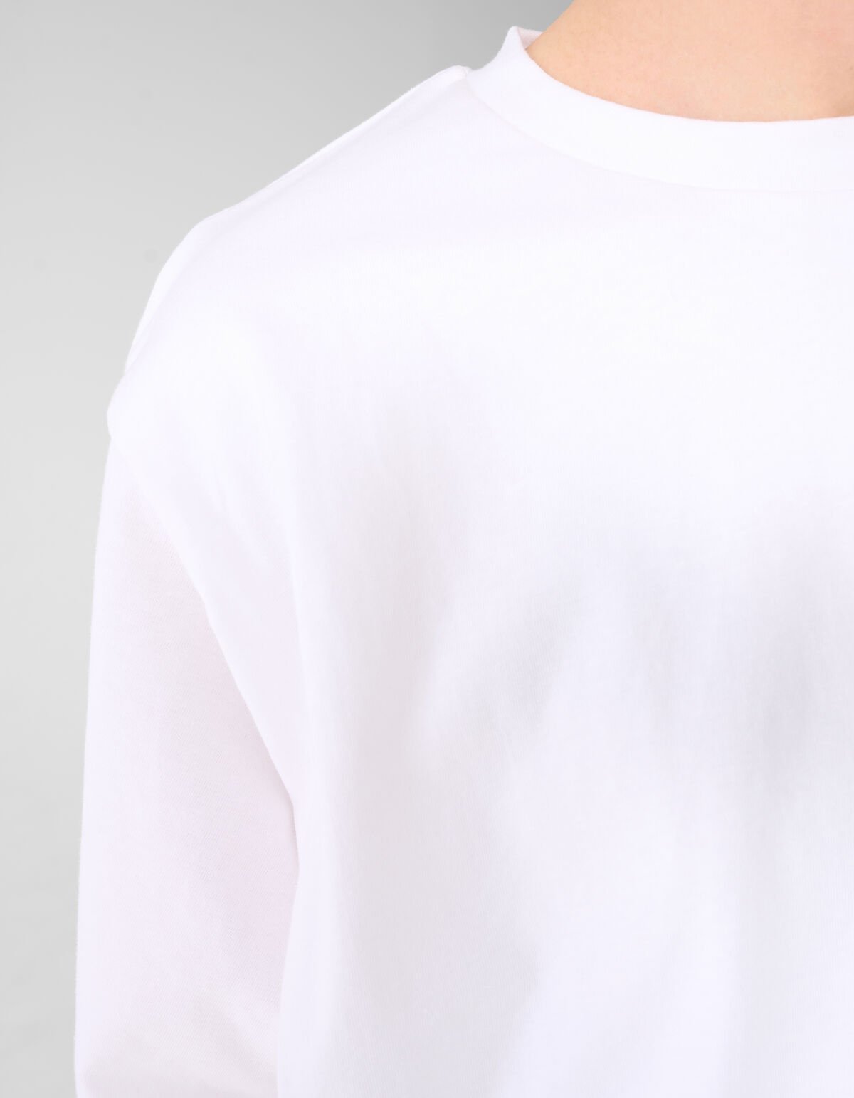 Oversized Balloon T-Shirt Wei&szlig; SHOEBY WOMEN