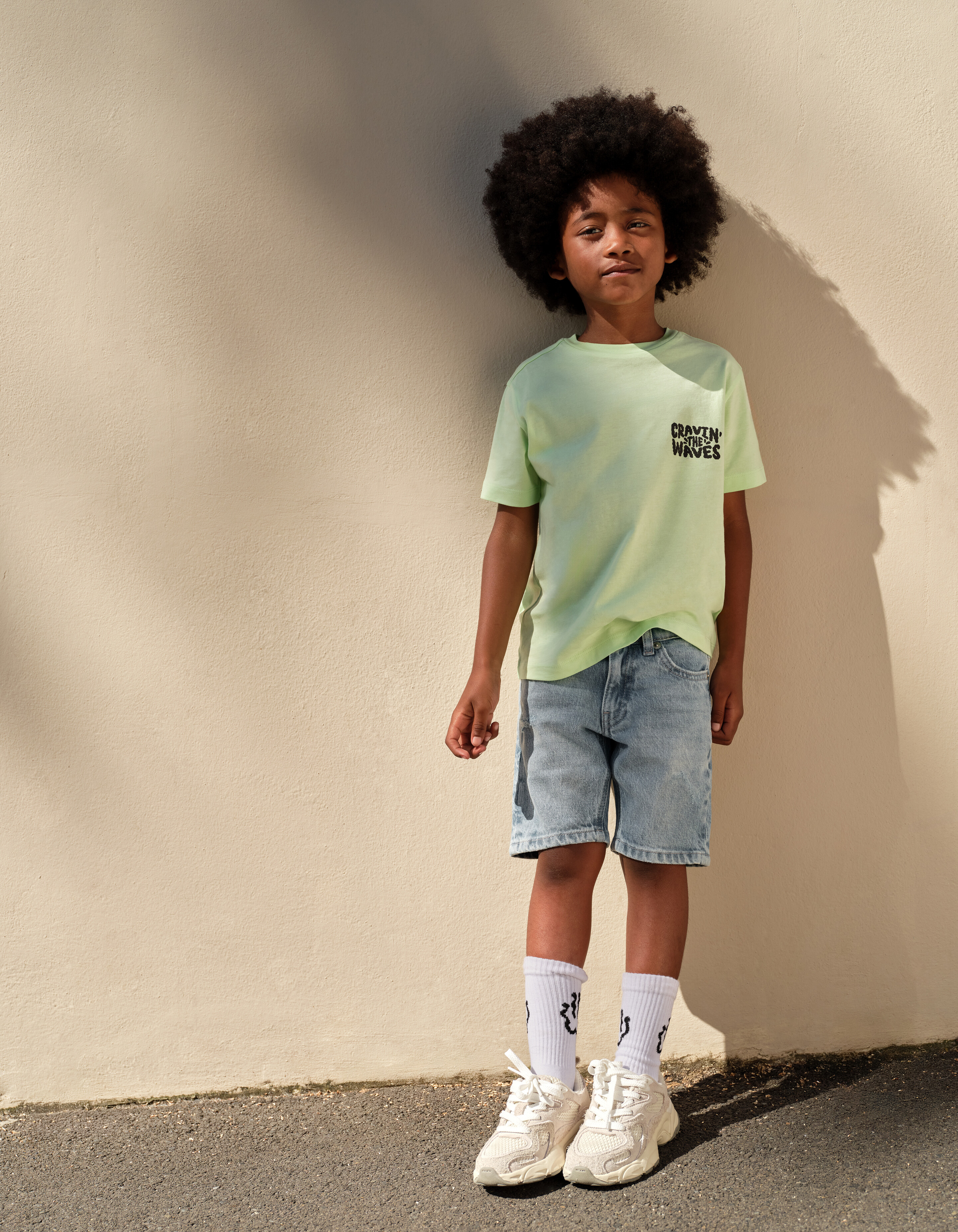 Craving Artwork T-shirt Hellgrün SHOEBY BOYS