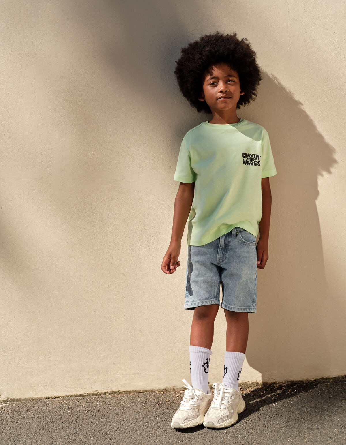 Craving Artwork T-shirt Hellgrün SHOEBY BOYS