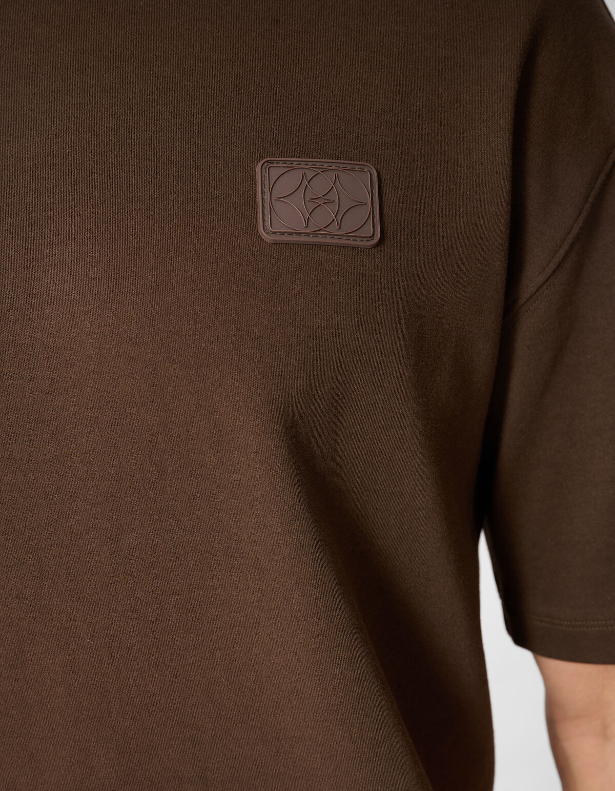 Spark Label T-Shirt Dunkelbraun SHOEBY MEN