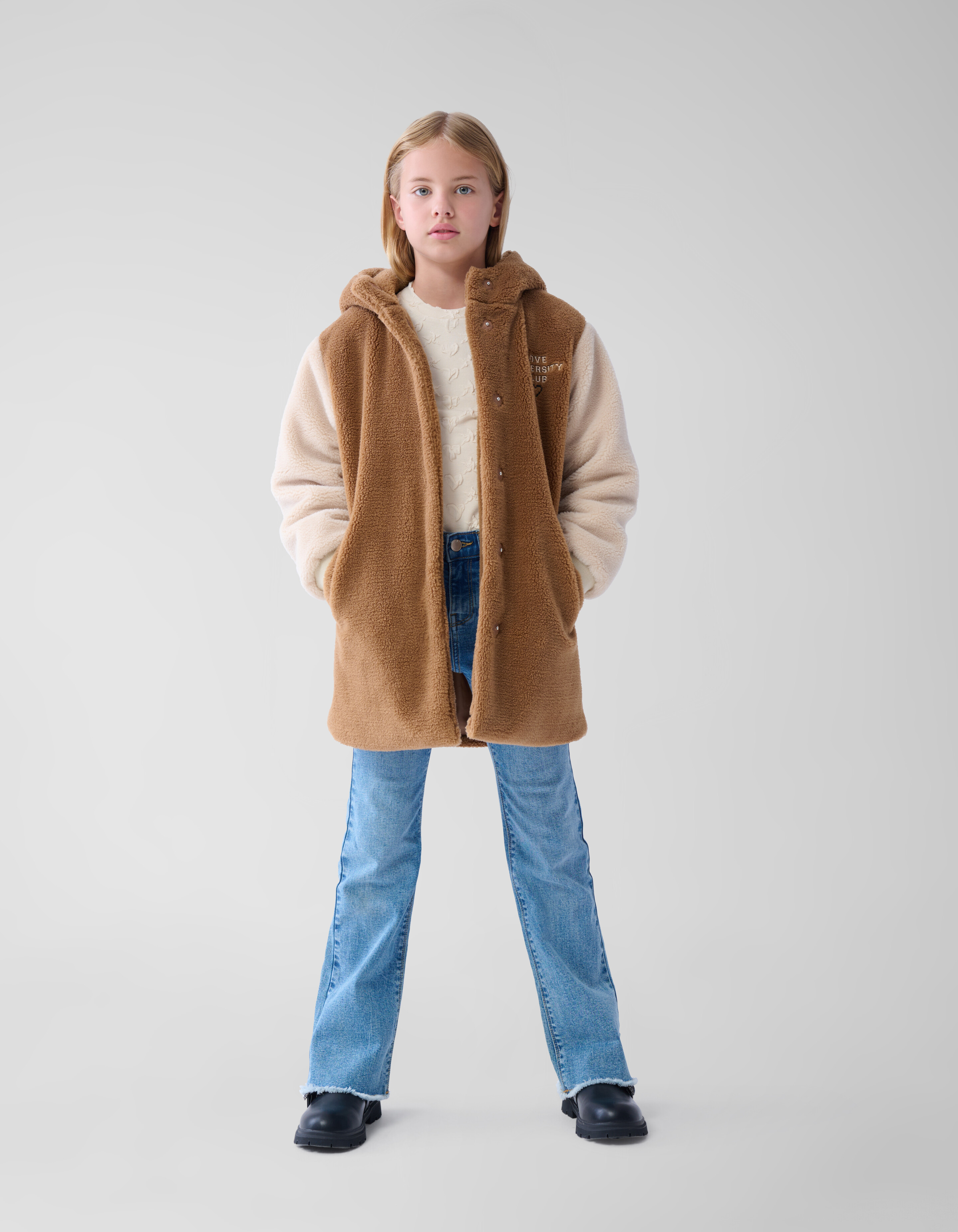 Teddyjacke Braun SHOEBY GIRLS