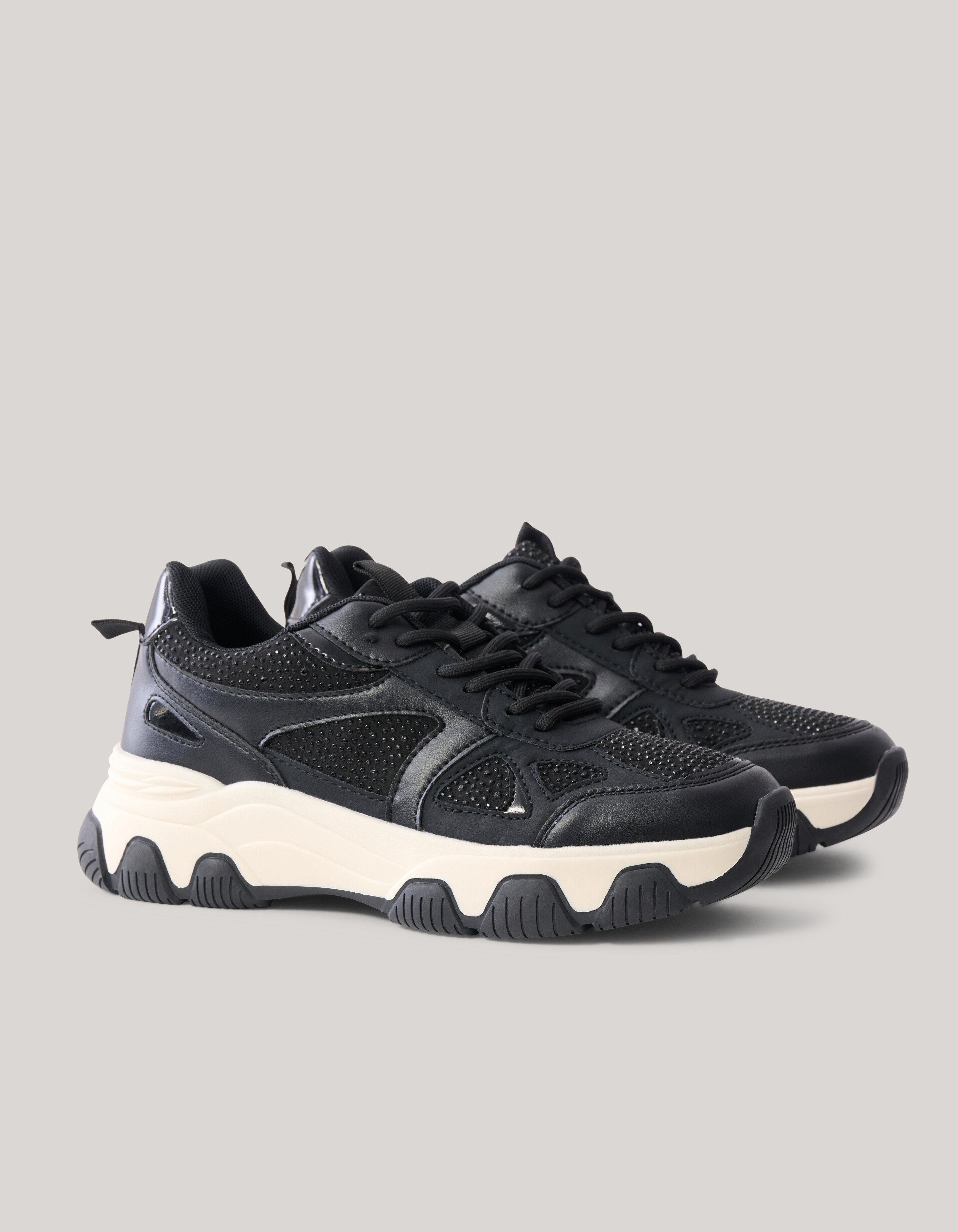 Strass-Sneaker Schwarz SCHOENEN SHOEBY