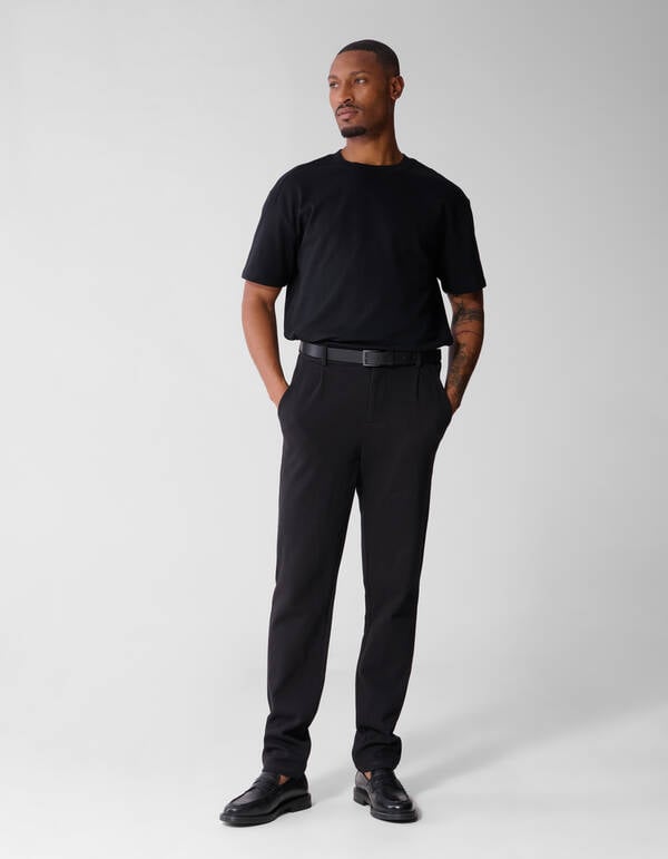 Strukturhose Schwarz SHOEBY MEN