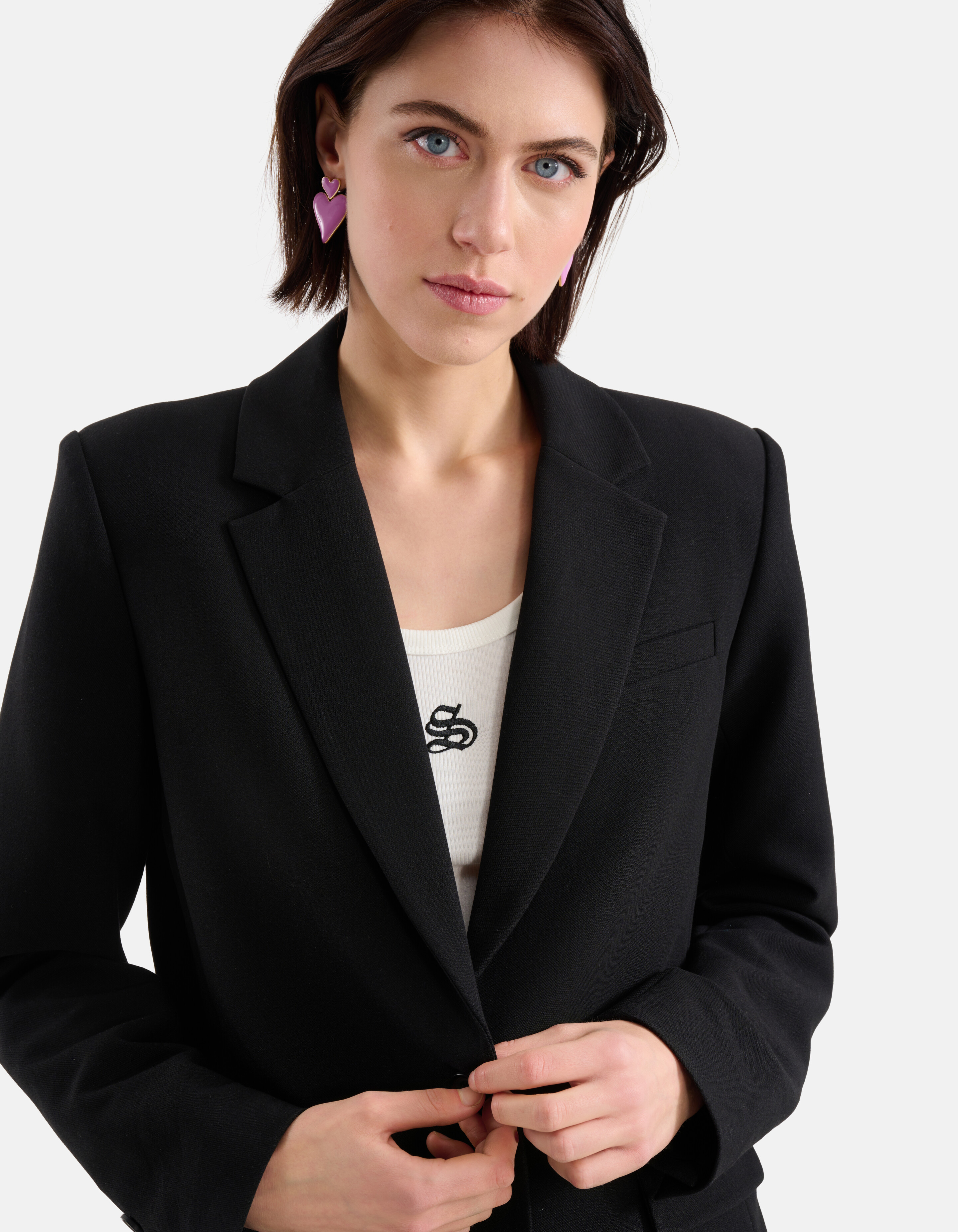 Basic Blazer Schwarz SHOEBY WOMEN