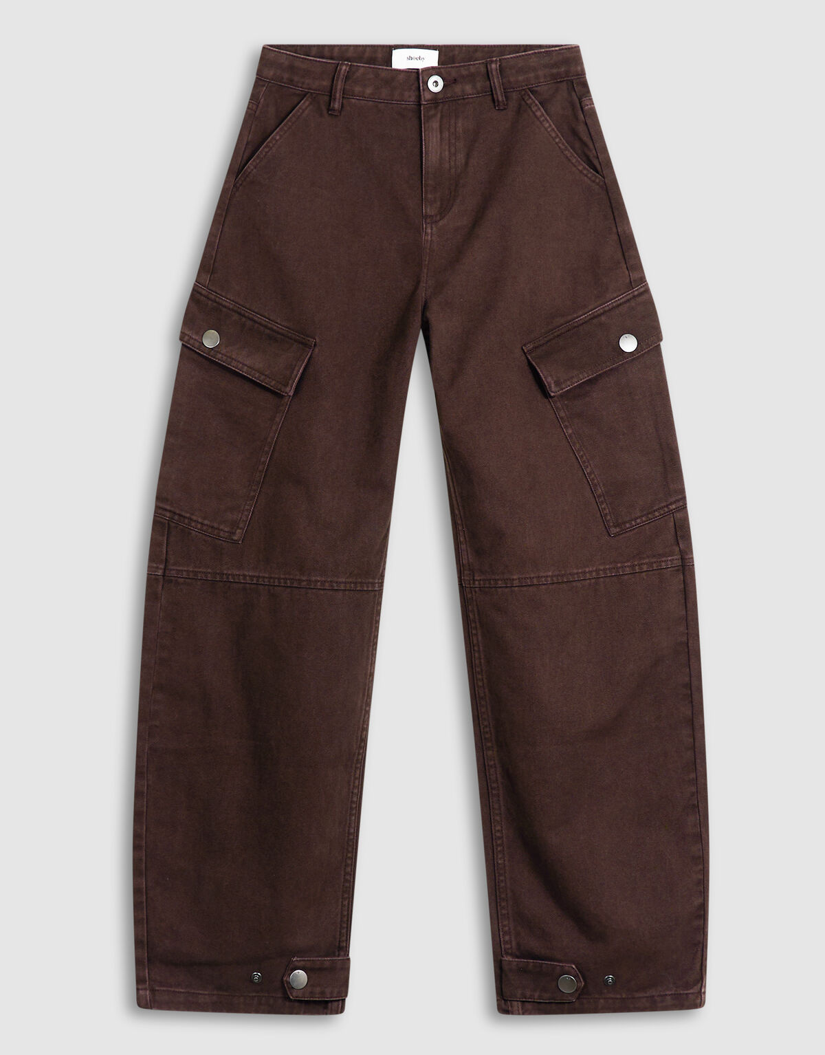 Cargo-Hose &bdquo;Balloon Fit&ldquo; Dunkelbraun SHOEBY GIRLS
