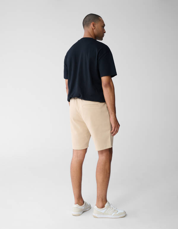 Piqu&eacute; Logo Shorts Sand SHOEBY MEN