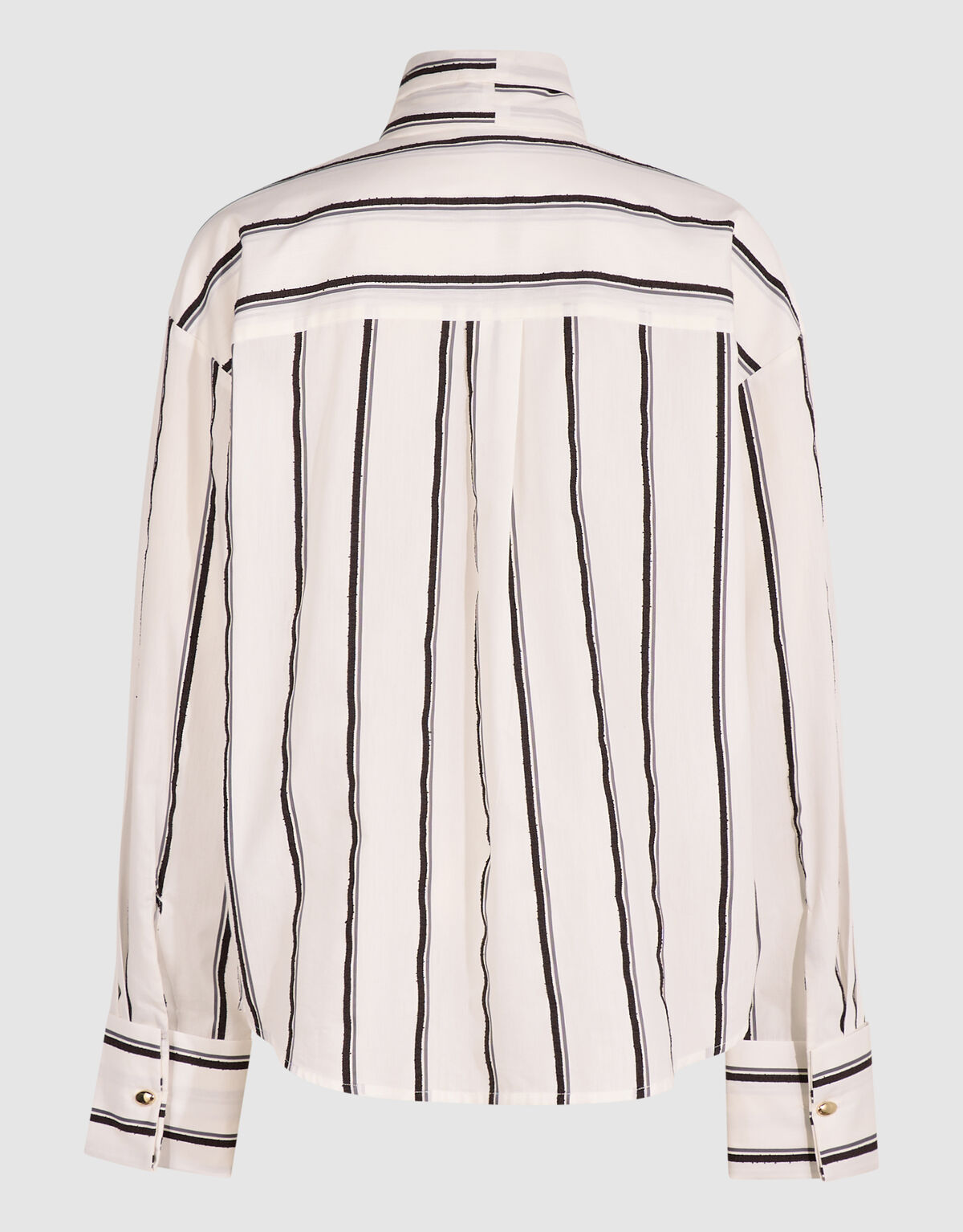 Gestreifte Jacquard-Bluse Offwhite By Mieke SHOEBY WOMEN