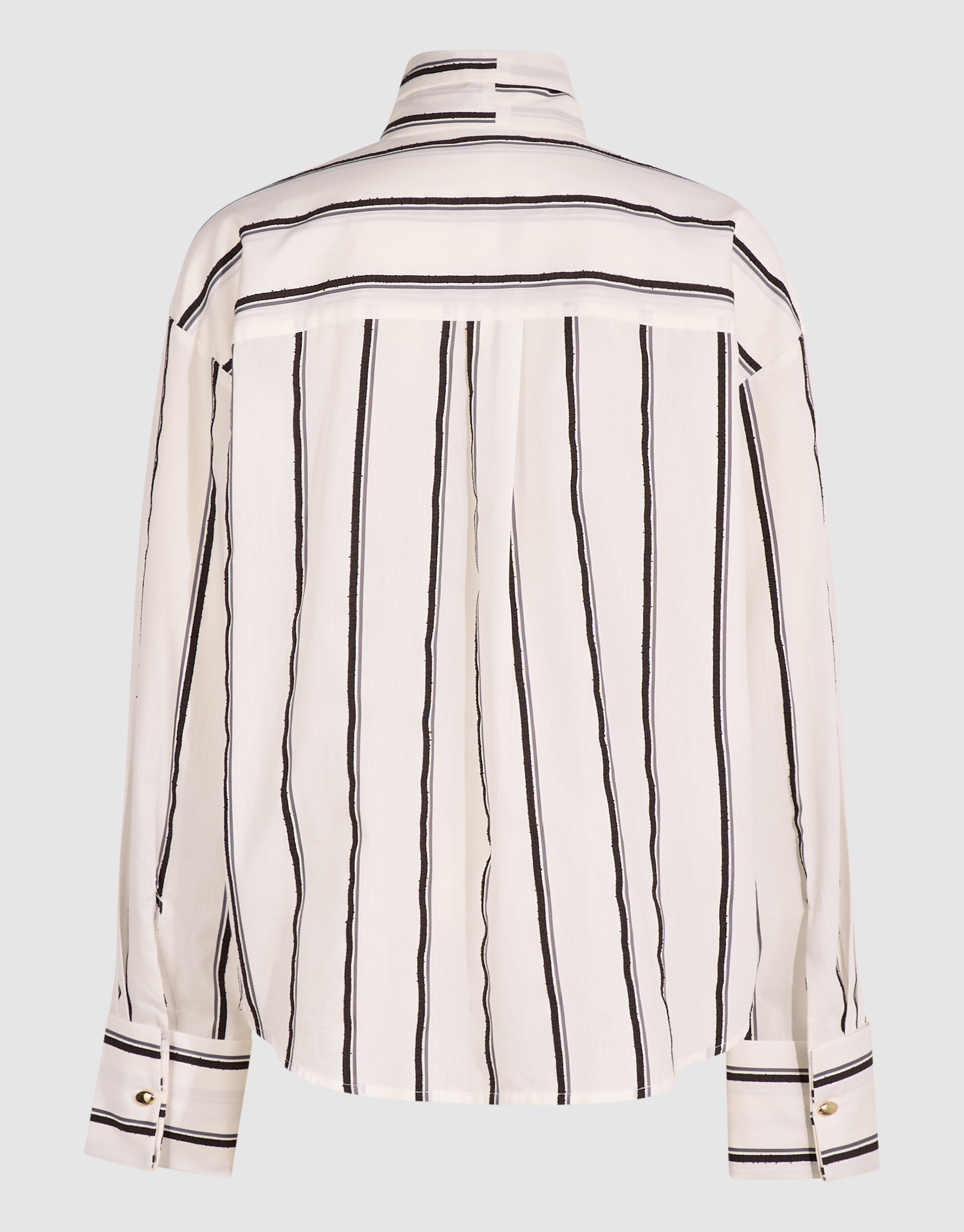 Gestreifte Jacquard-Bluse Offwhite By Mieke SHOEBY WOMEN